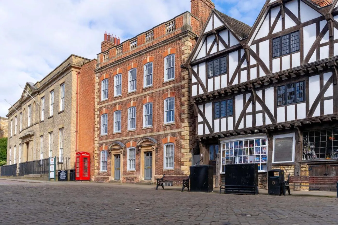 Property building in The White Hart Hotel Lincoln