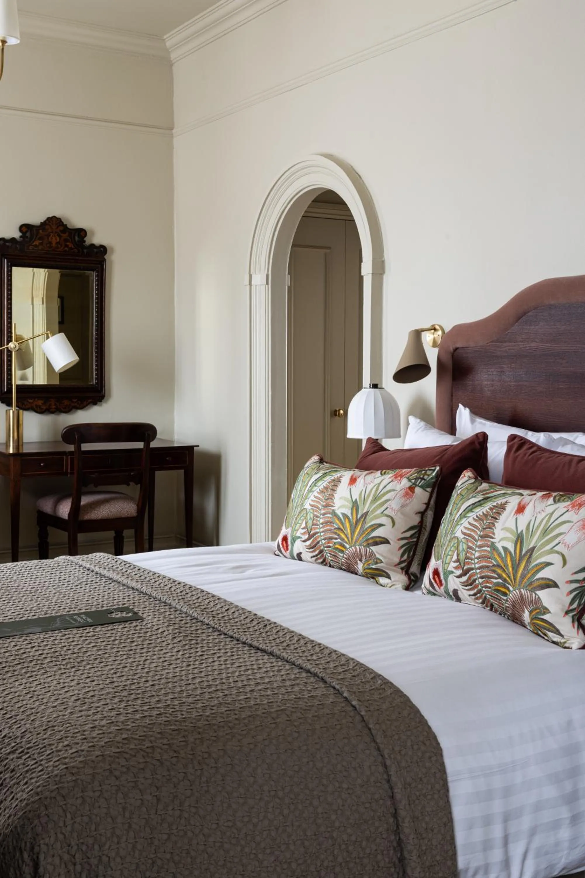 Bed in The White Hart Hotel Lincoln