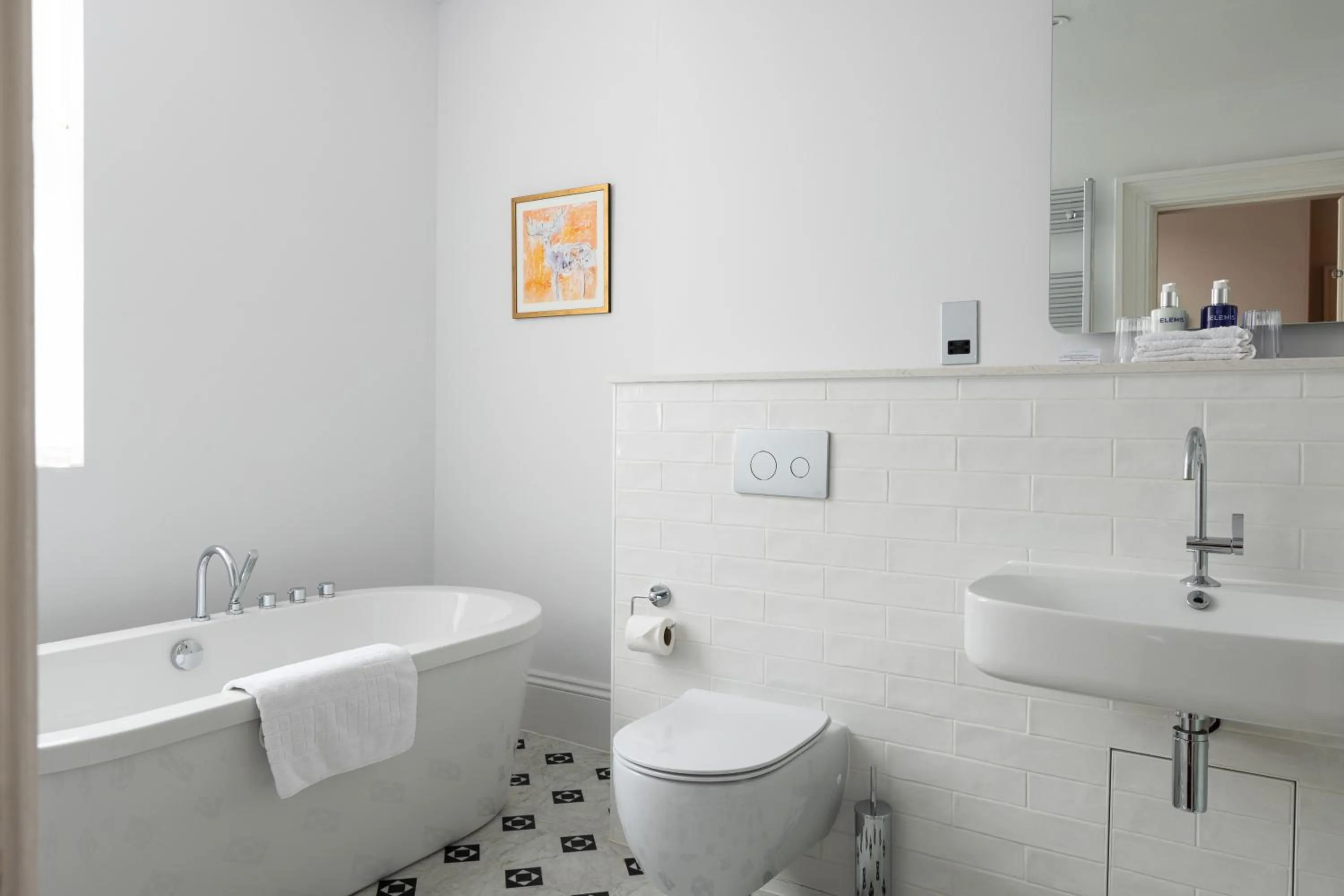 Bathroom in The White Hart Hotel Lincoln