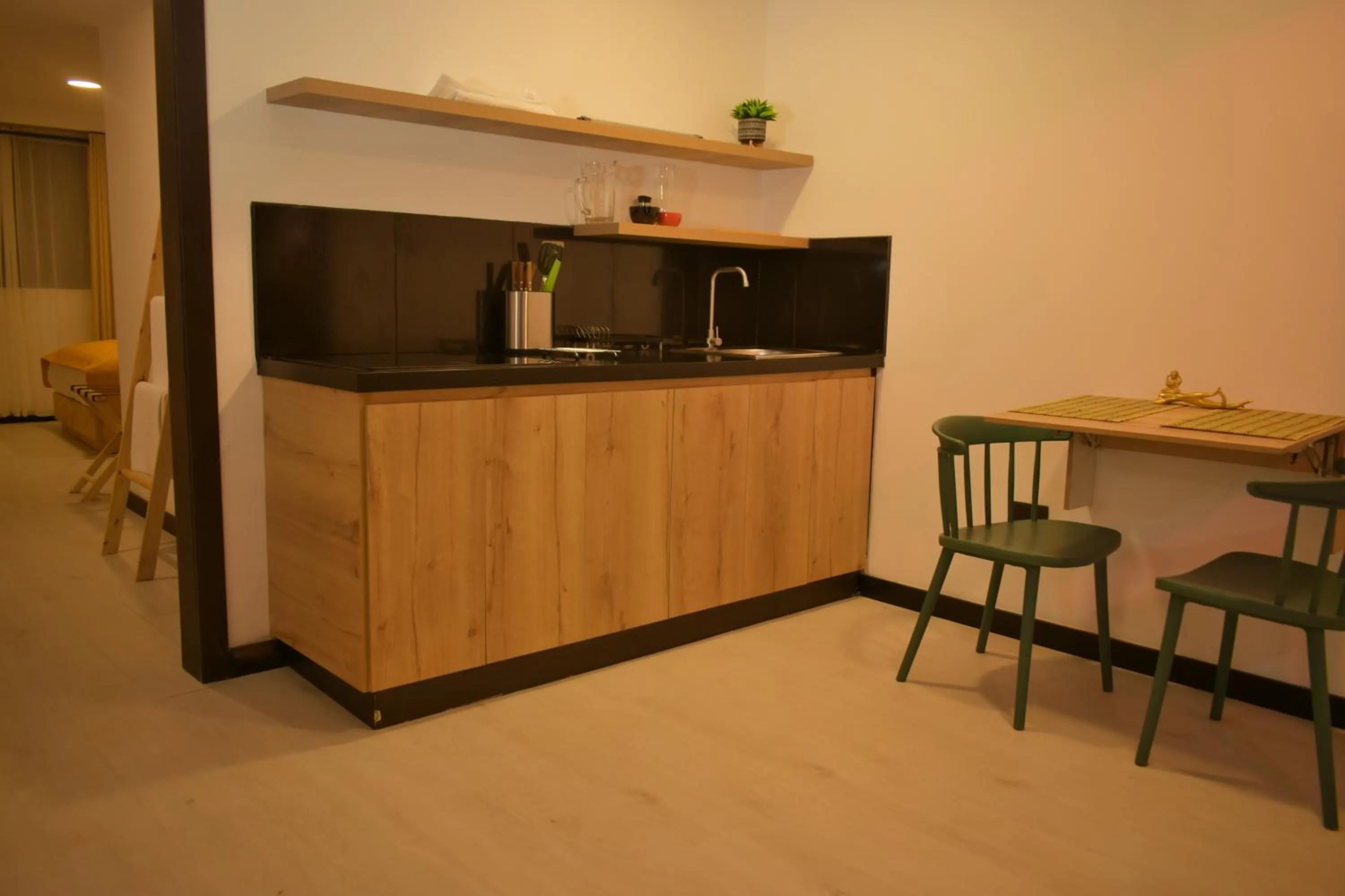 Kitchen or kitchenette in Hotel Vaway