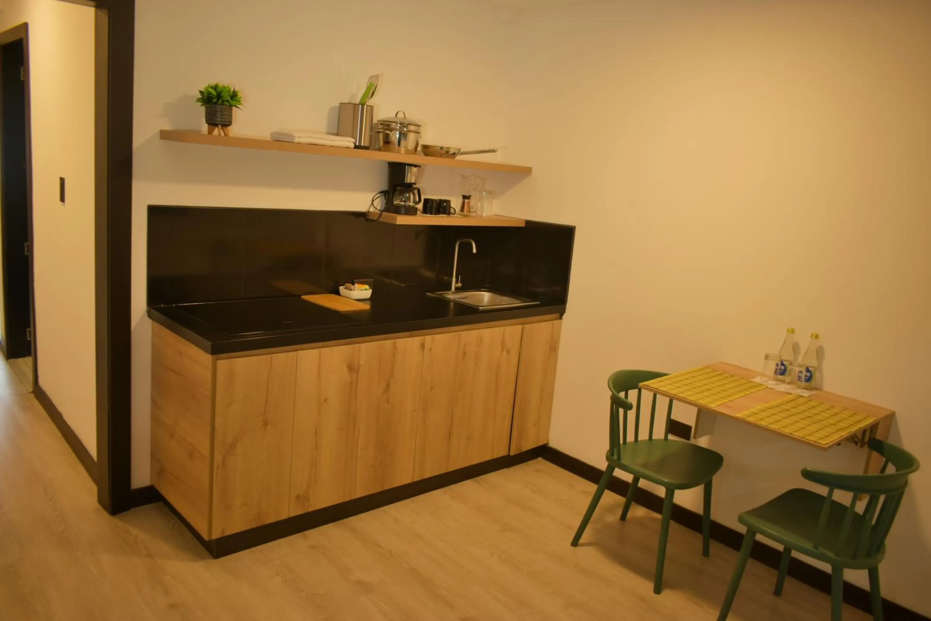 Kitchen or kitchenette in Hotel Vaway