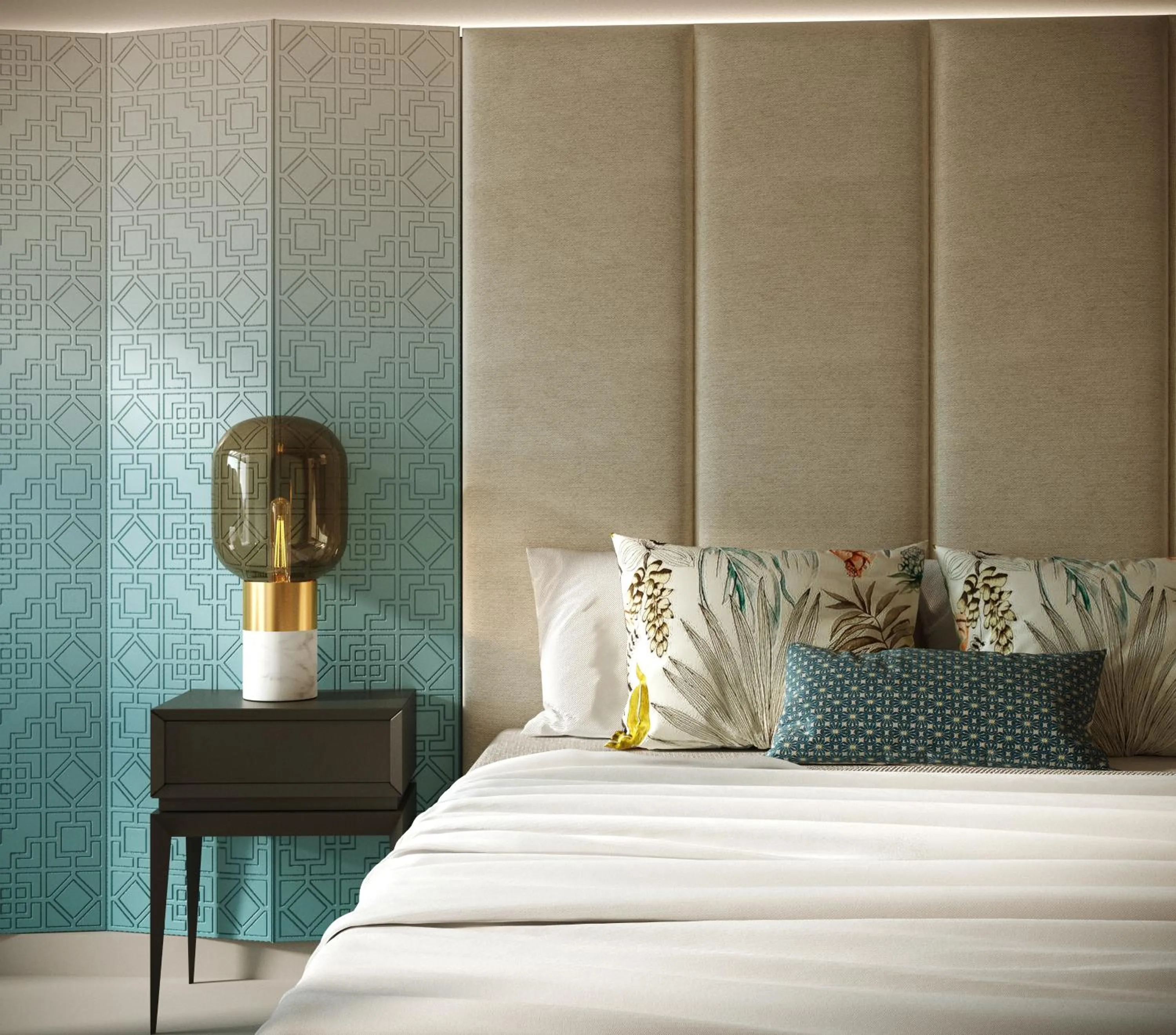 Bed in Dionis Boutique Hotel & Spa