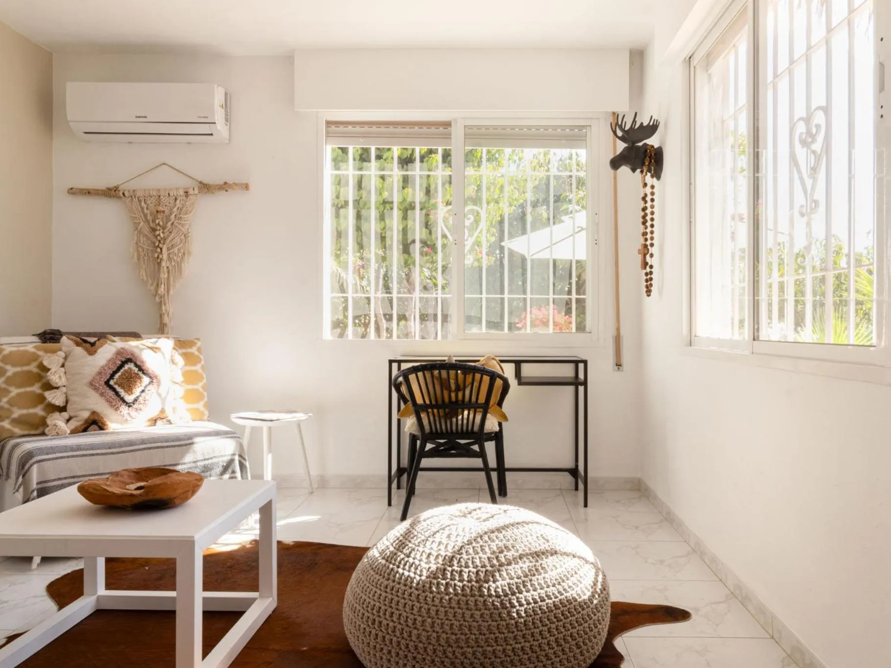 Living room in La Casa del Burro