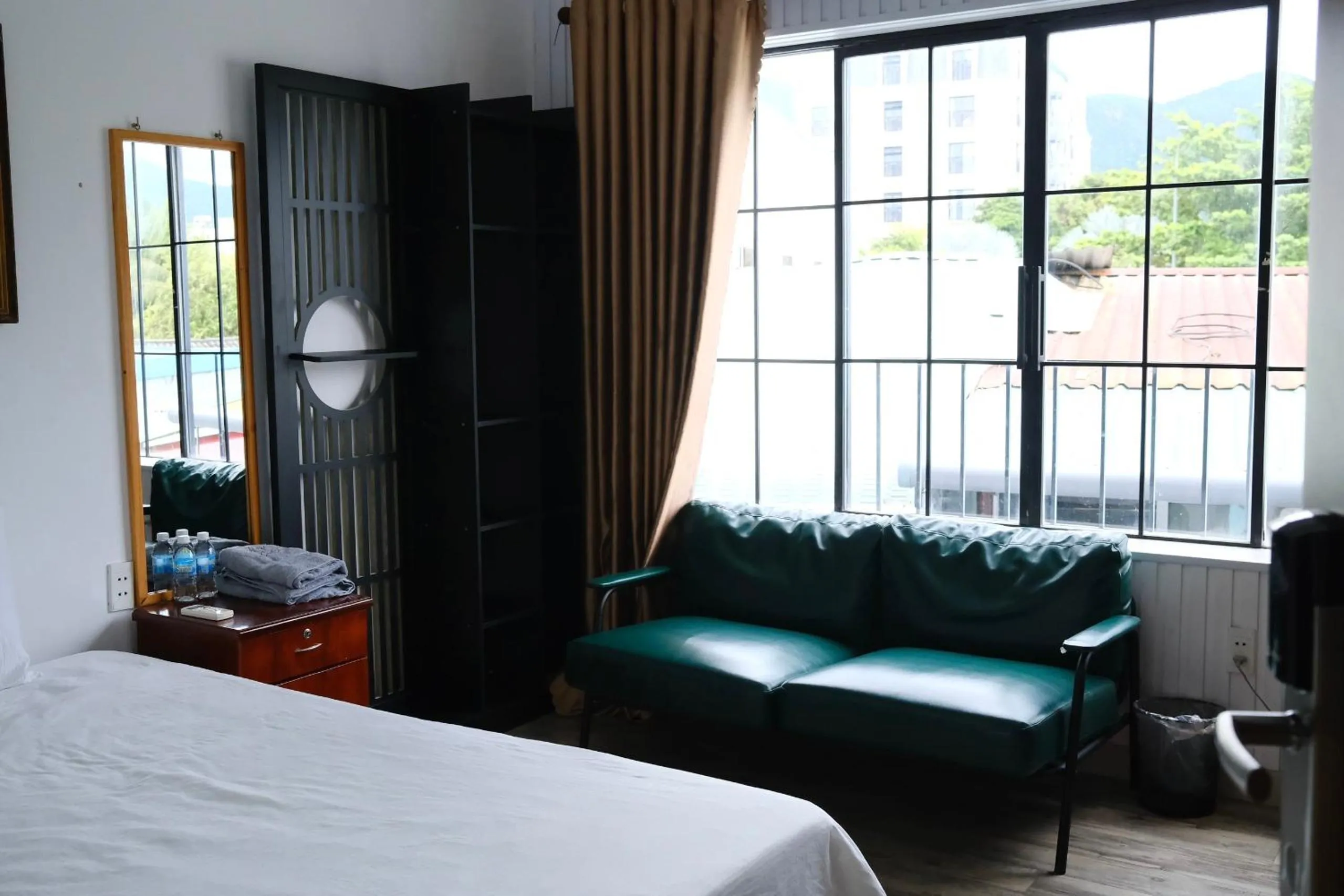 Bed in Con Son Island Hotel