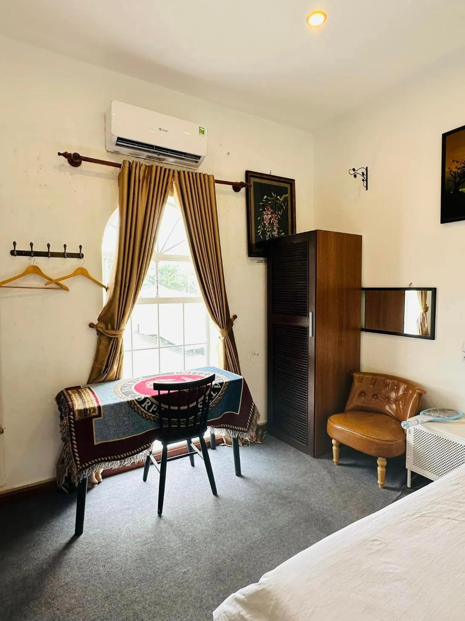 Bed in Con Son Island Hotel