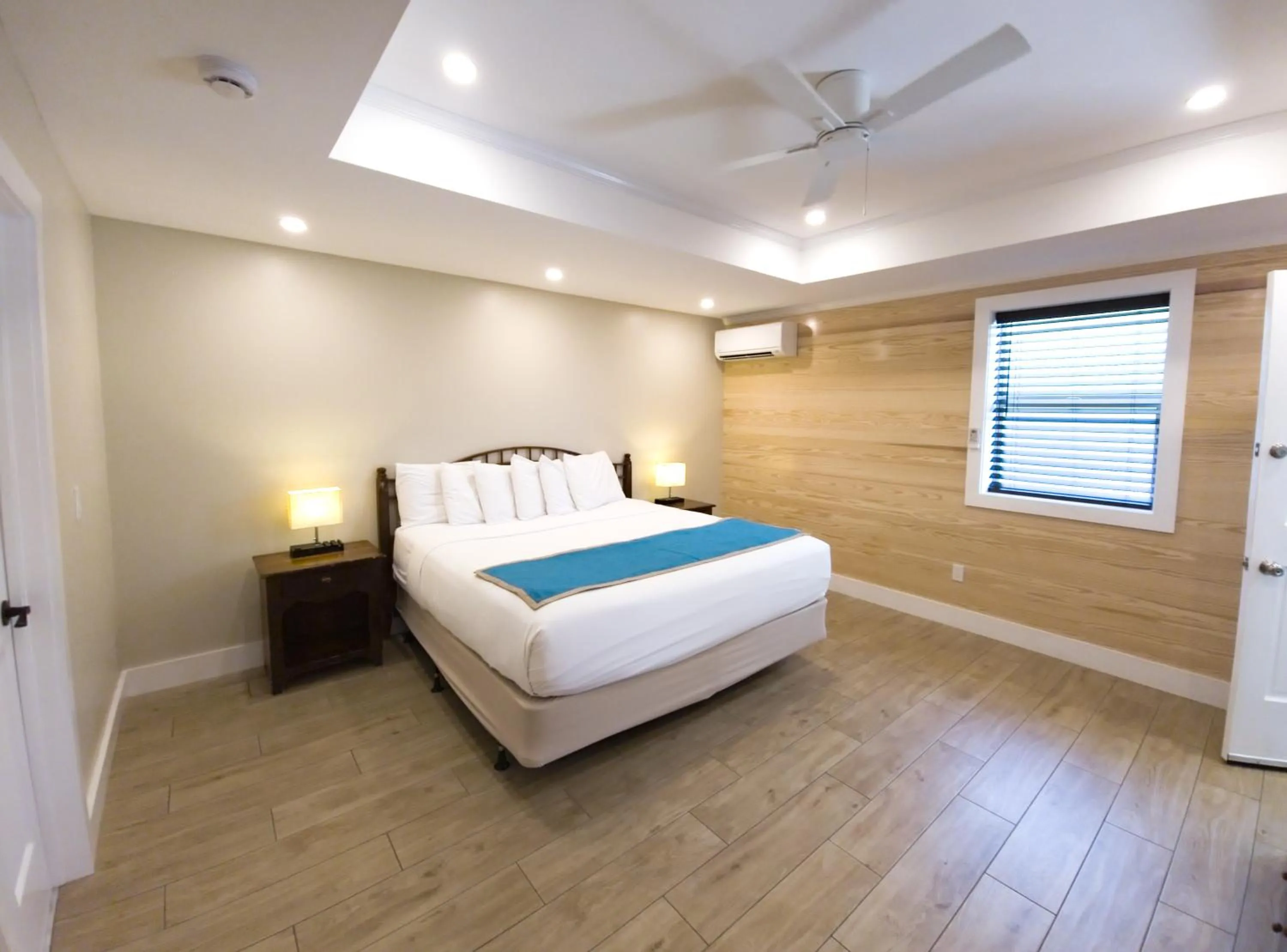 Bed in Seashell Motel