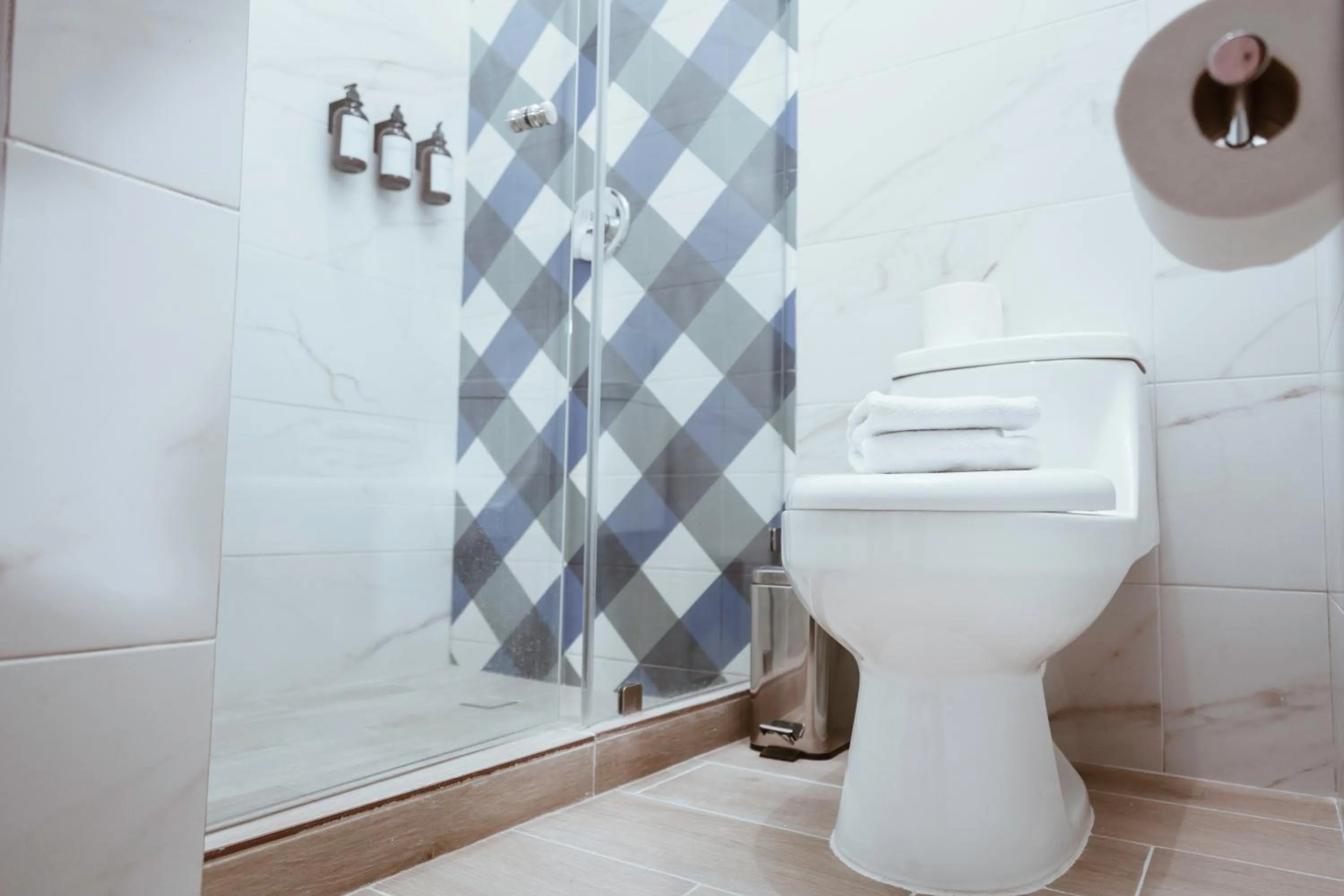 Shower in Nuxká Hotel