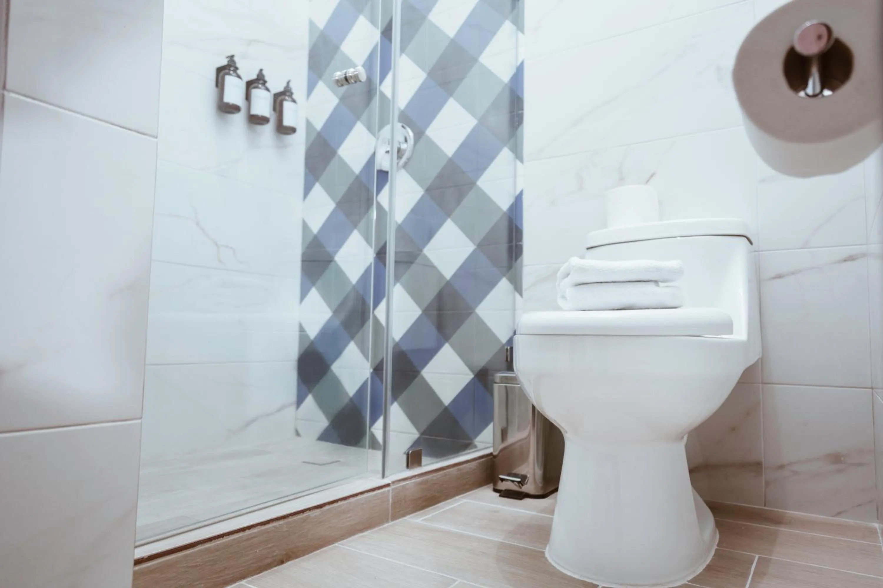 Shower in Nuxká Hotel