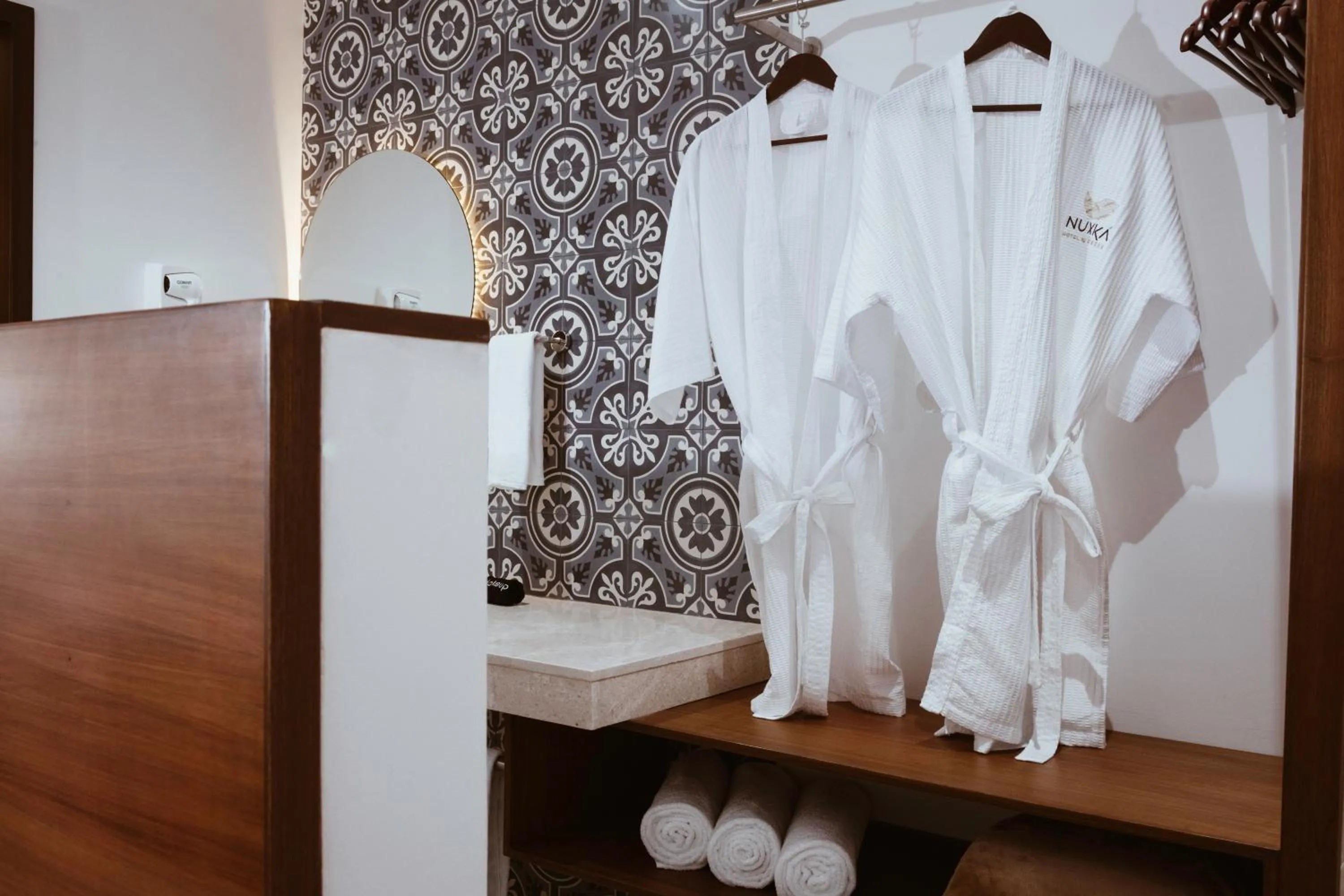 towels in Nuxká Hotel