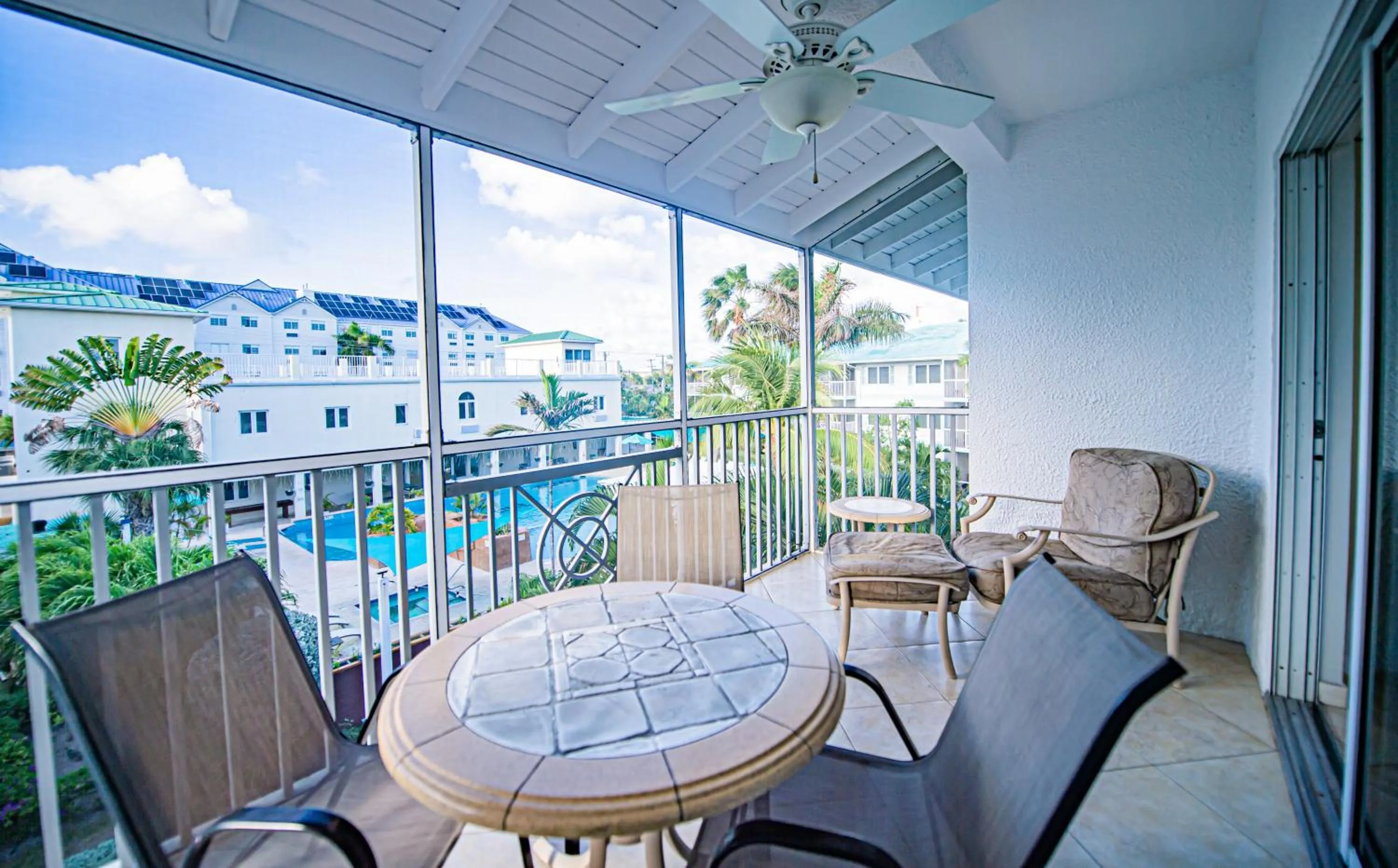 Patio in Seven Mile Beach Resort