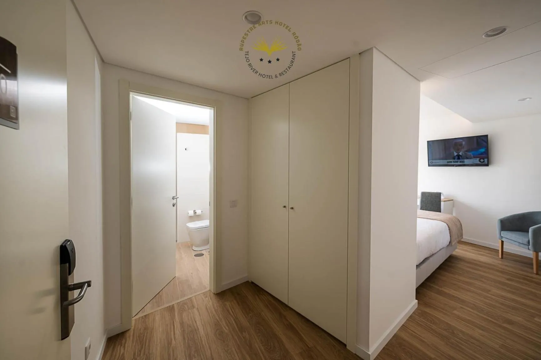 Bed in Rupestre Arts Hotel Ródão