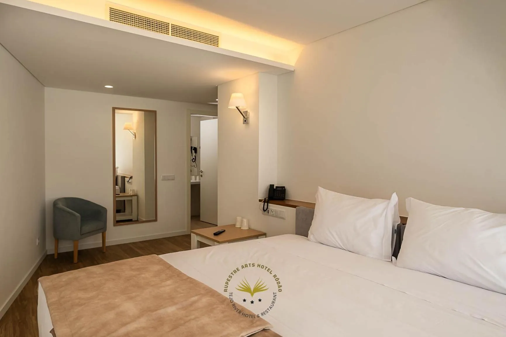 Bed in Rupestre Arts Hotel Ródão