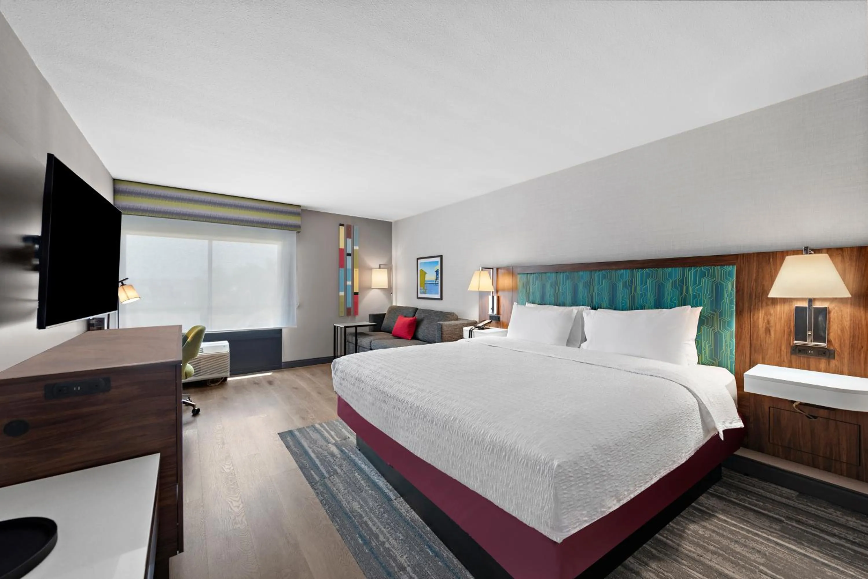 TV and multimedia, Bed in Hampton Inn Los Angeles Airport