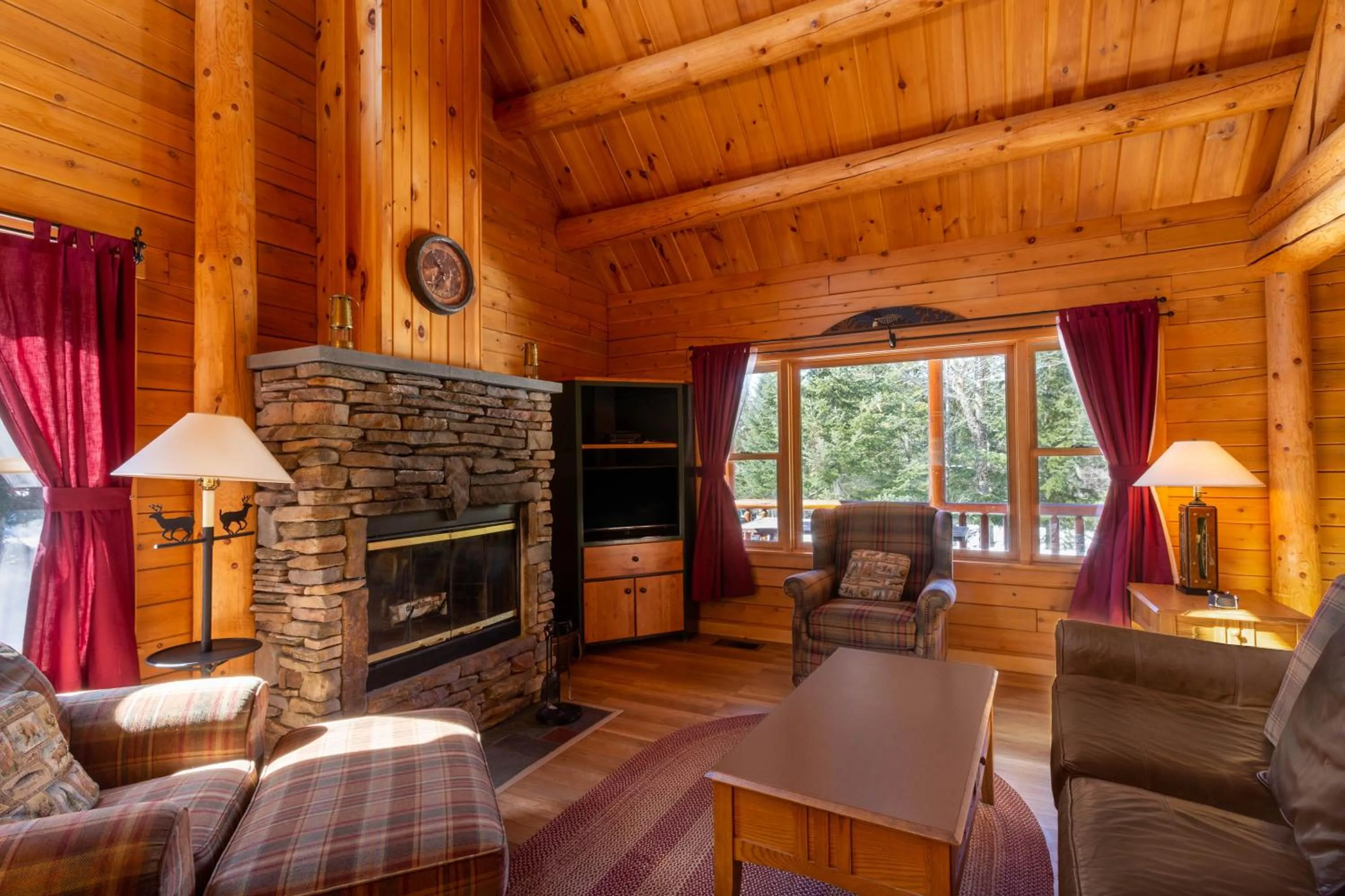 Living room in Rangeley Lake Resort a Ramada by Wyndham