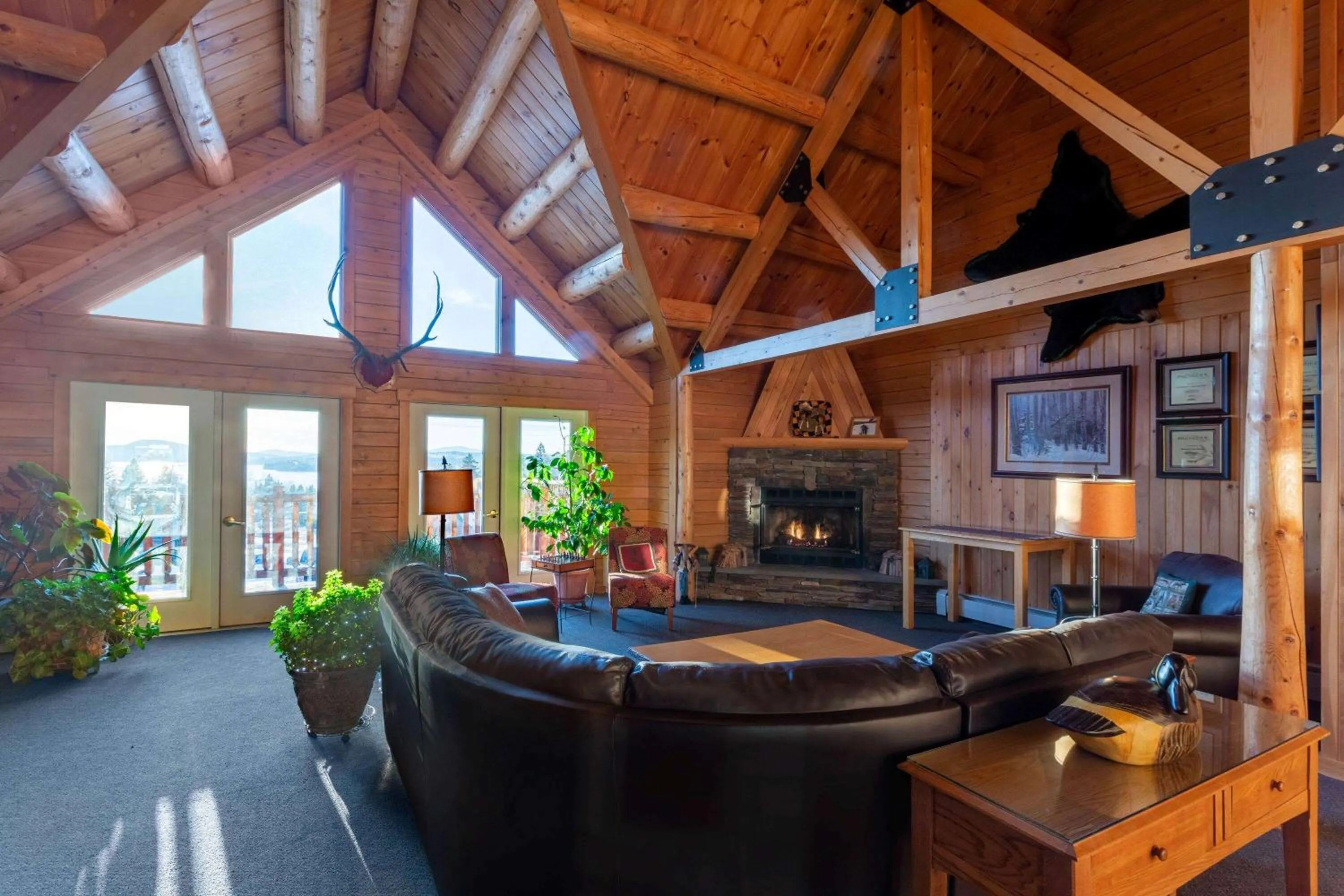 Bed in Rangeley Lake Resort a Ramada by Wyndham