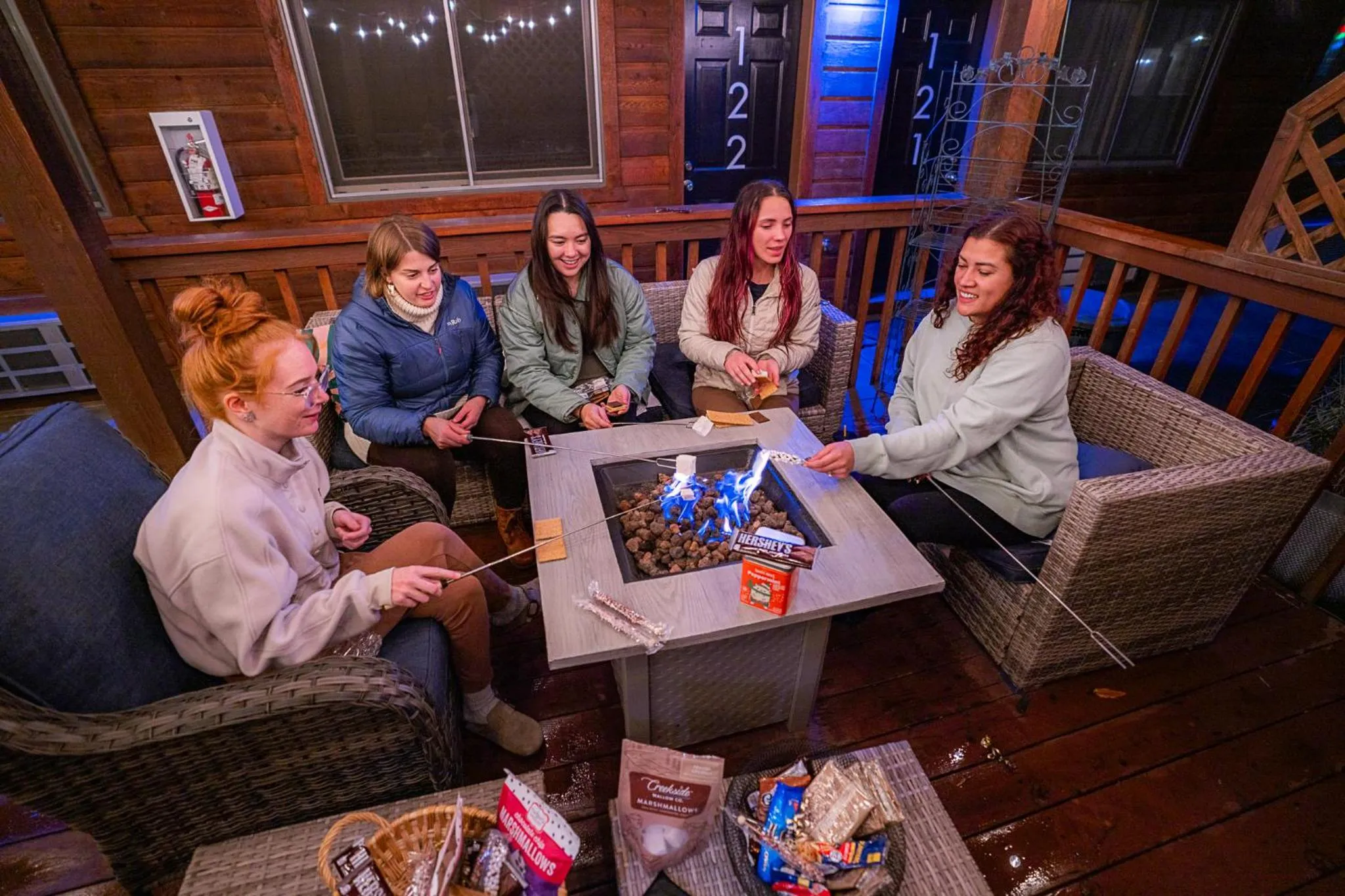 Patio in Hagerman Valley Inn