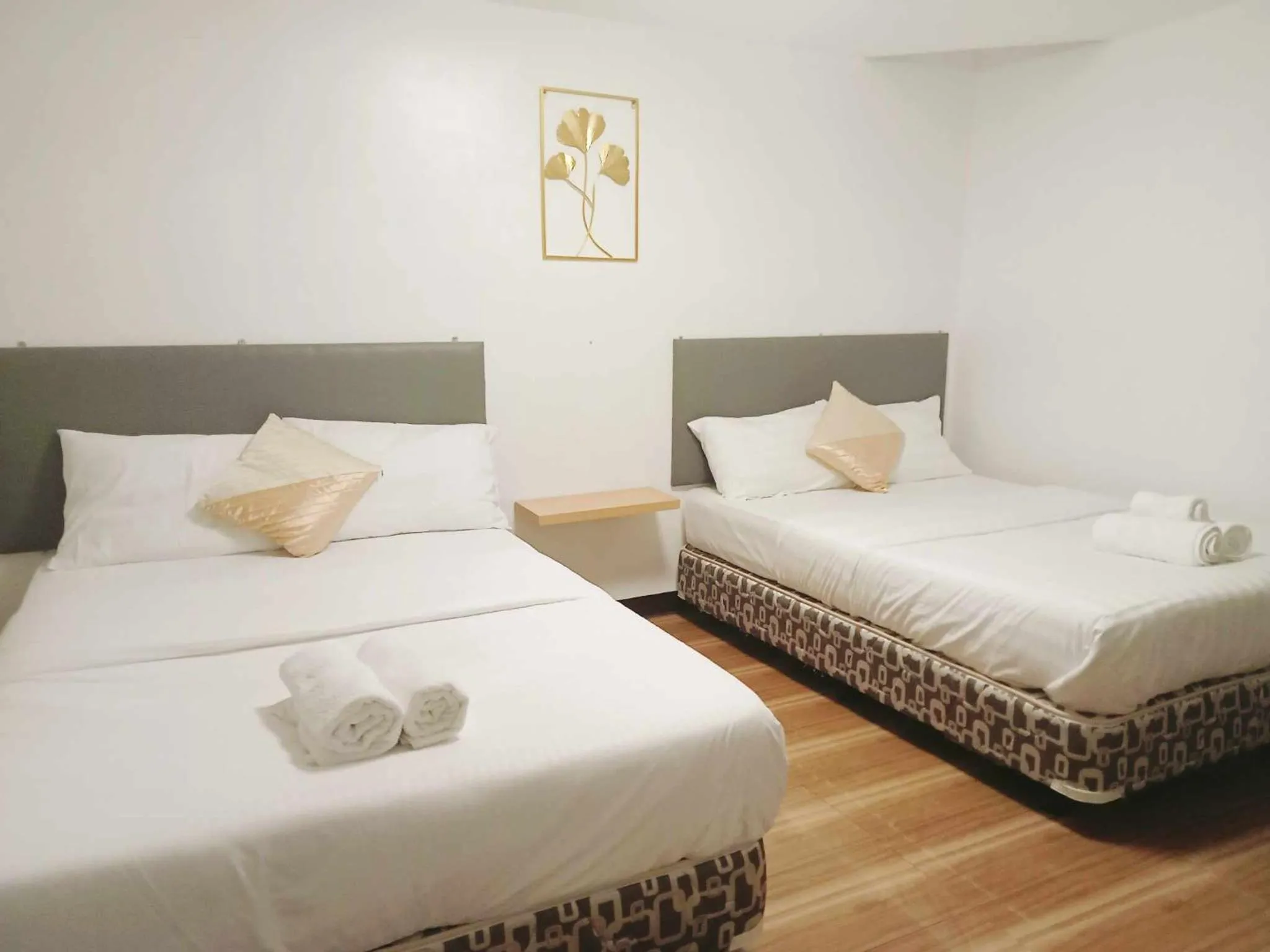 Bed in Hideaways Restobar and Resort