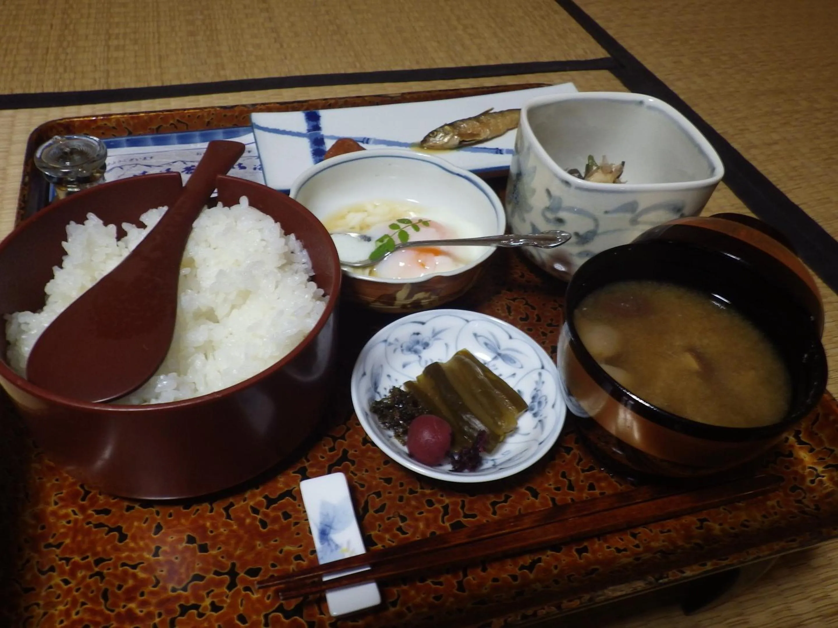 Food in Nakaya Ryokan