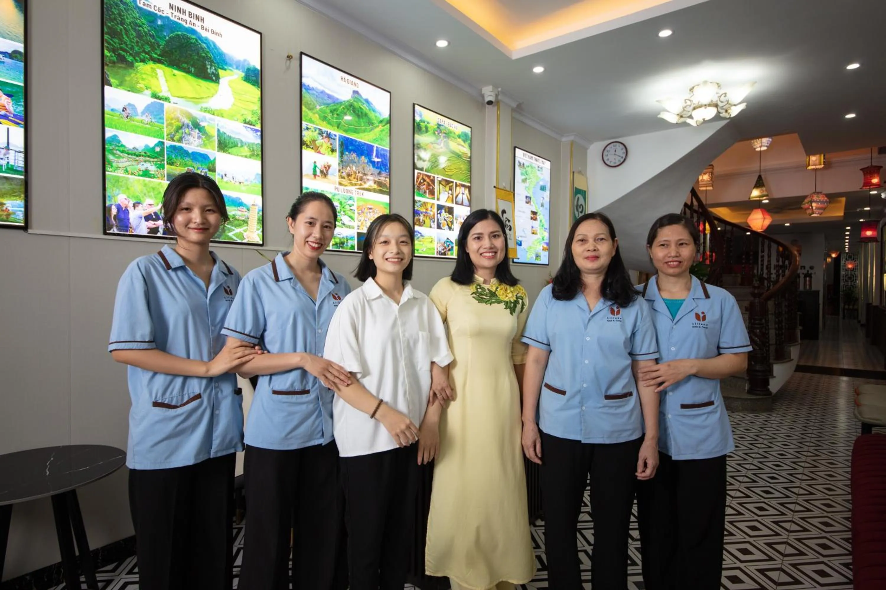 Staff in Hanoi Liliane Hotel and Travel