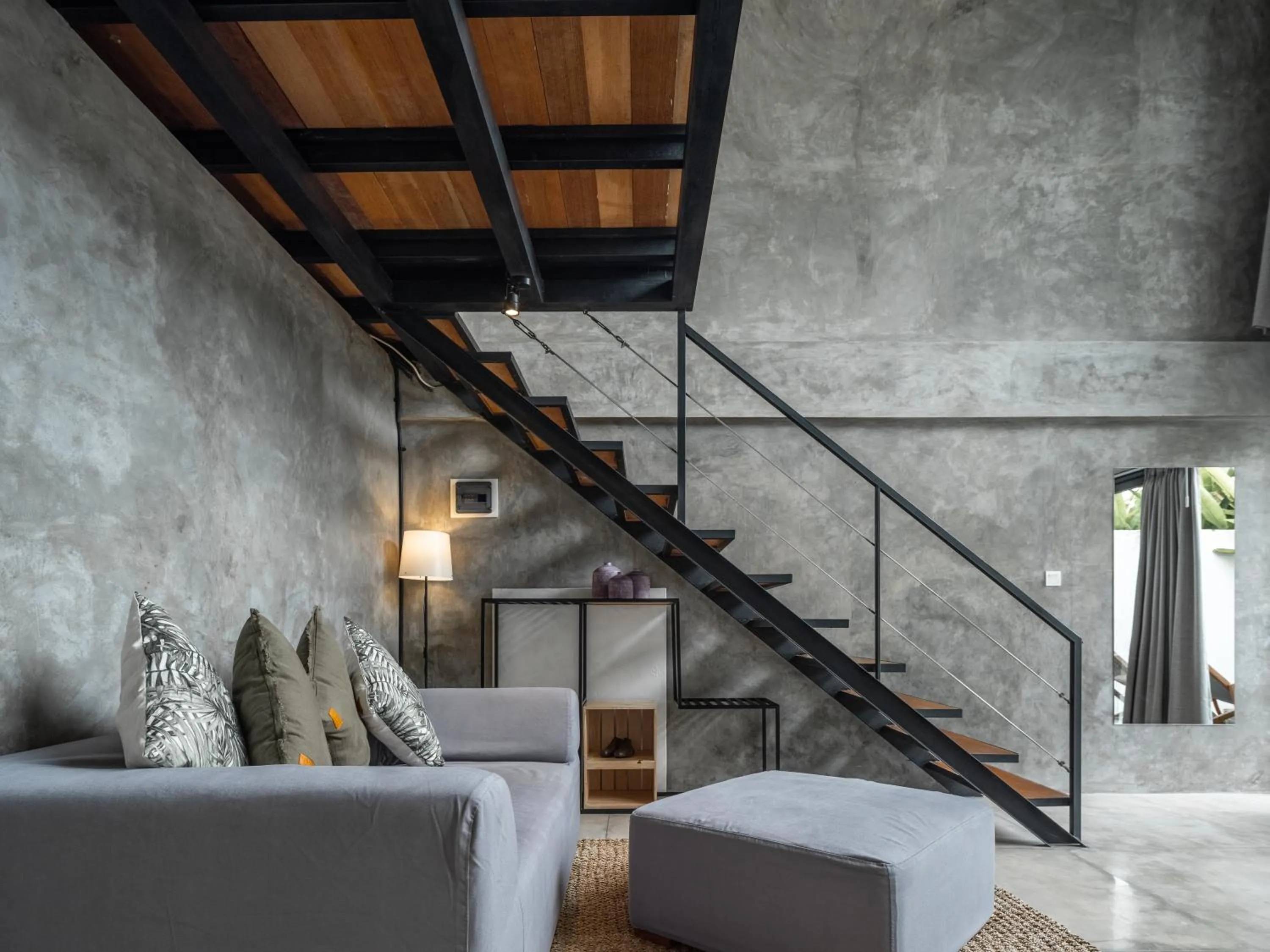 Living room in Canggu 2Plex Apartment