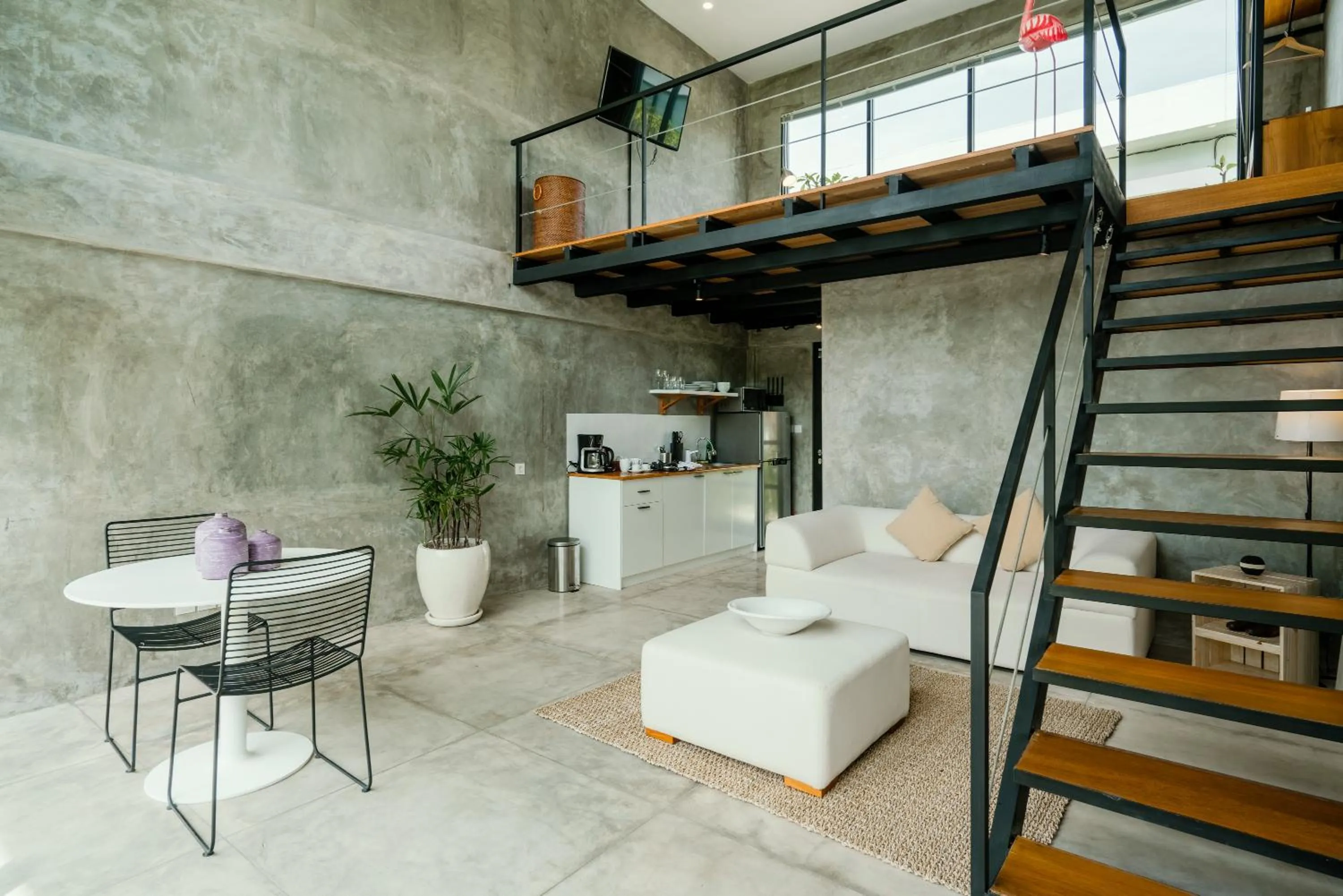 Living room in Canggu 2Plex Apartment