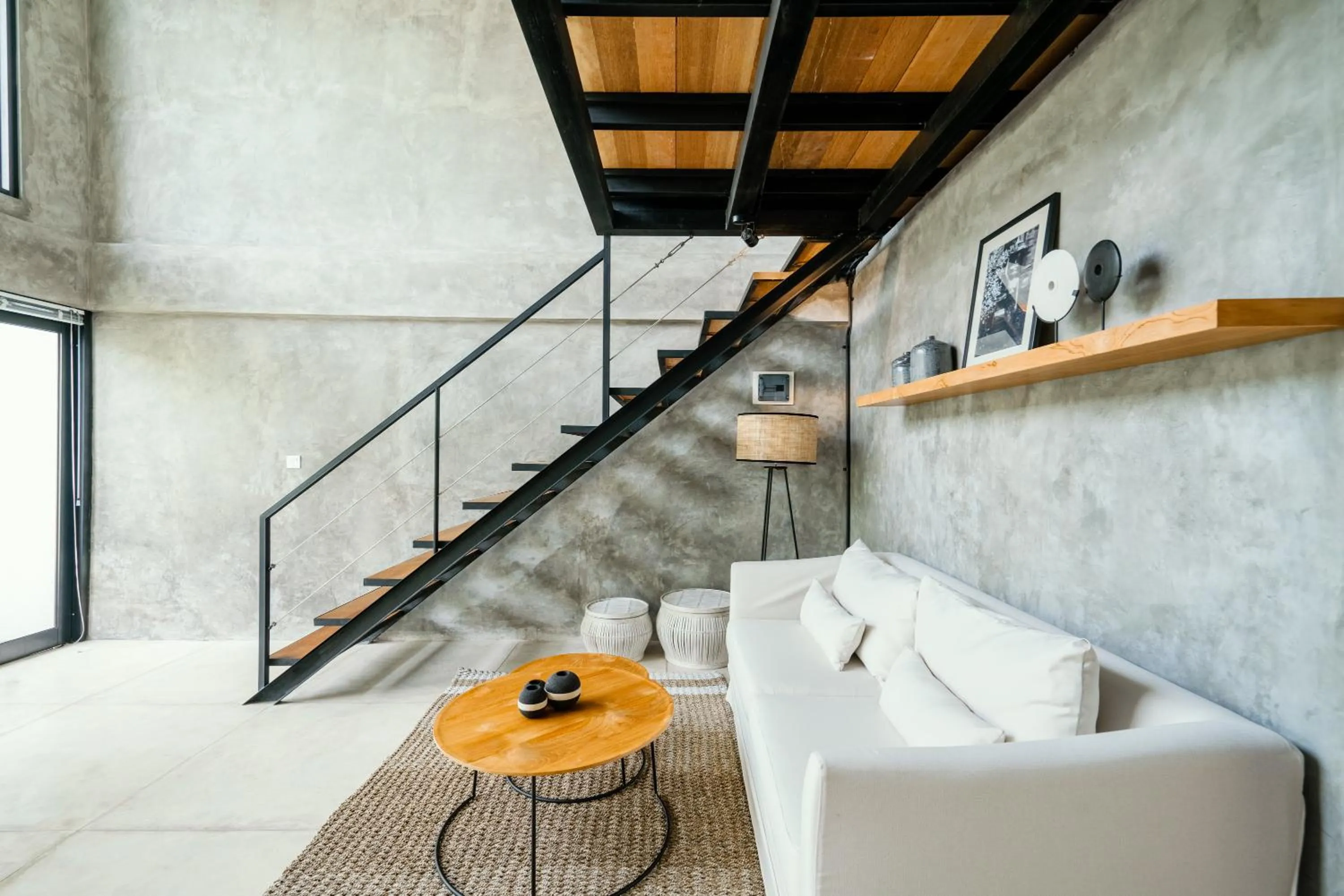 Living room in Canggu 2Plex Apartment