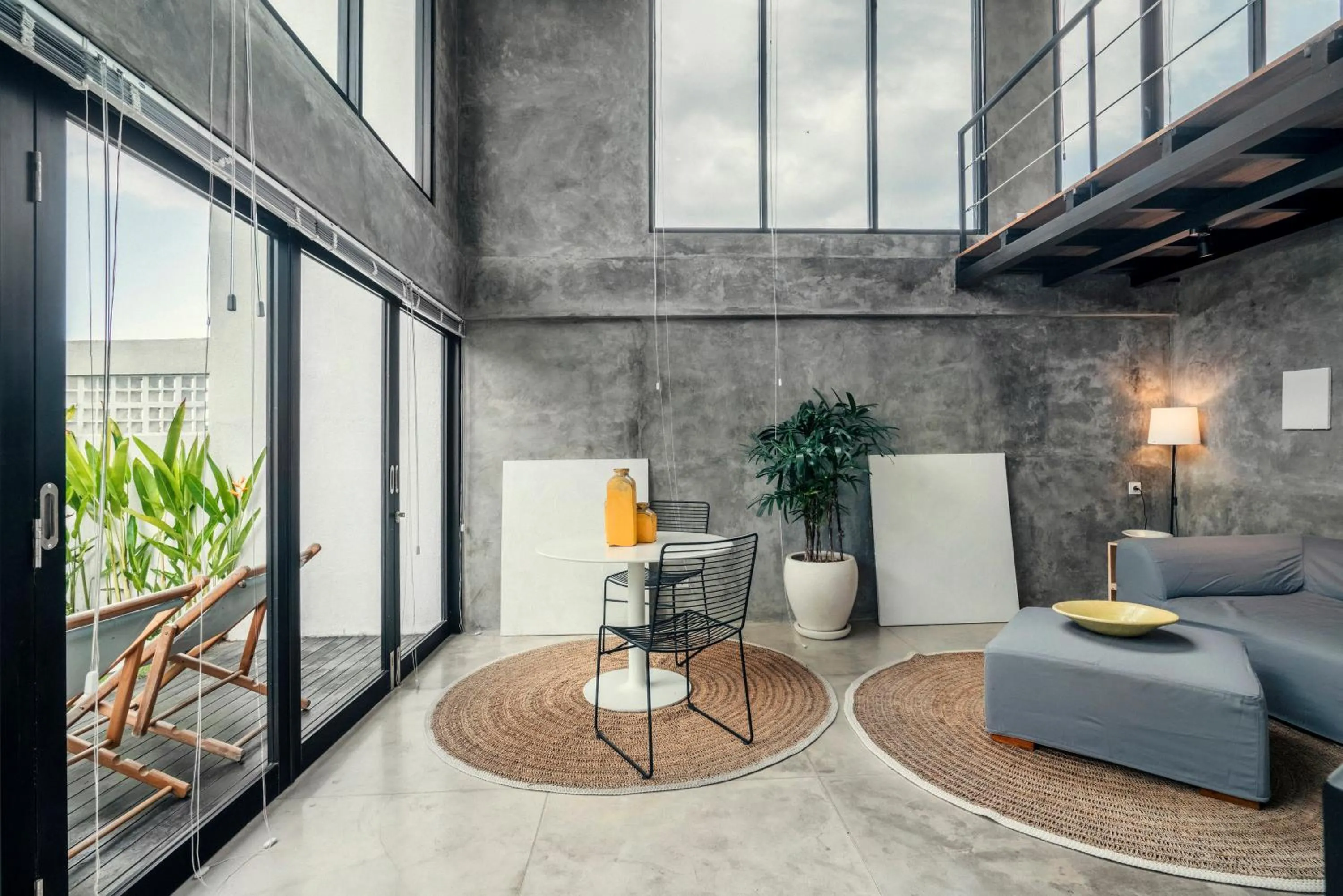 Living room in Canggu 2Plex Apartment