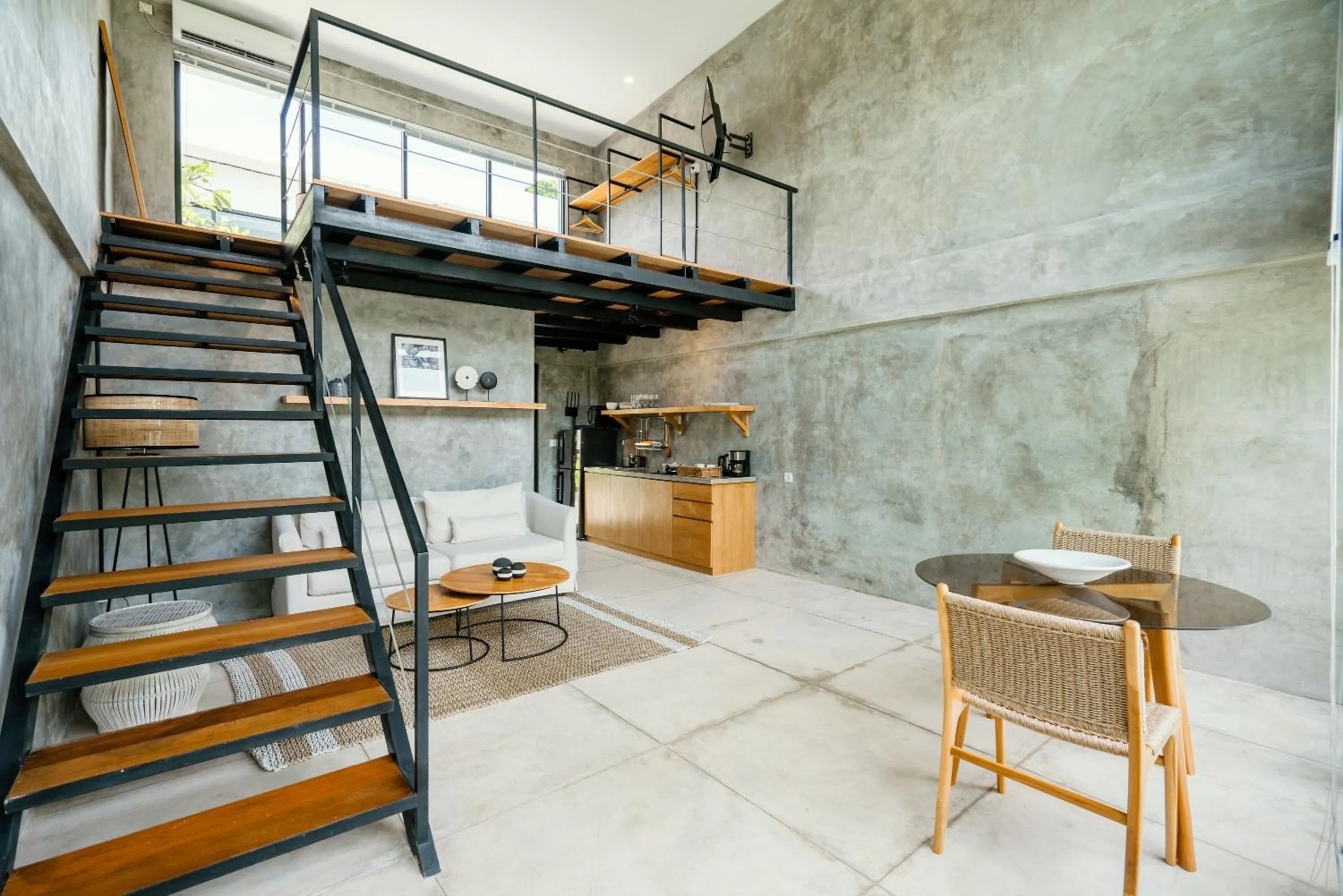 Living room in Canggu 2Plex Apartment