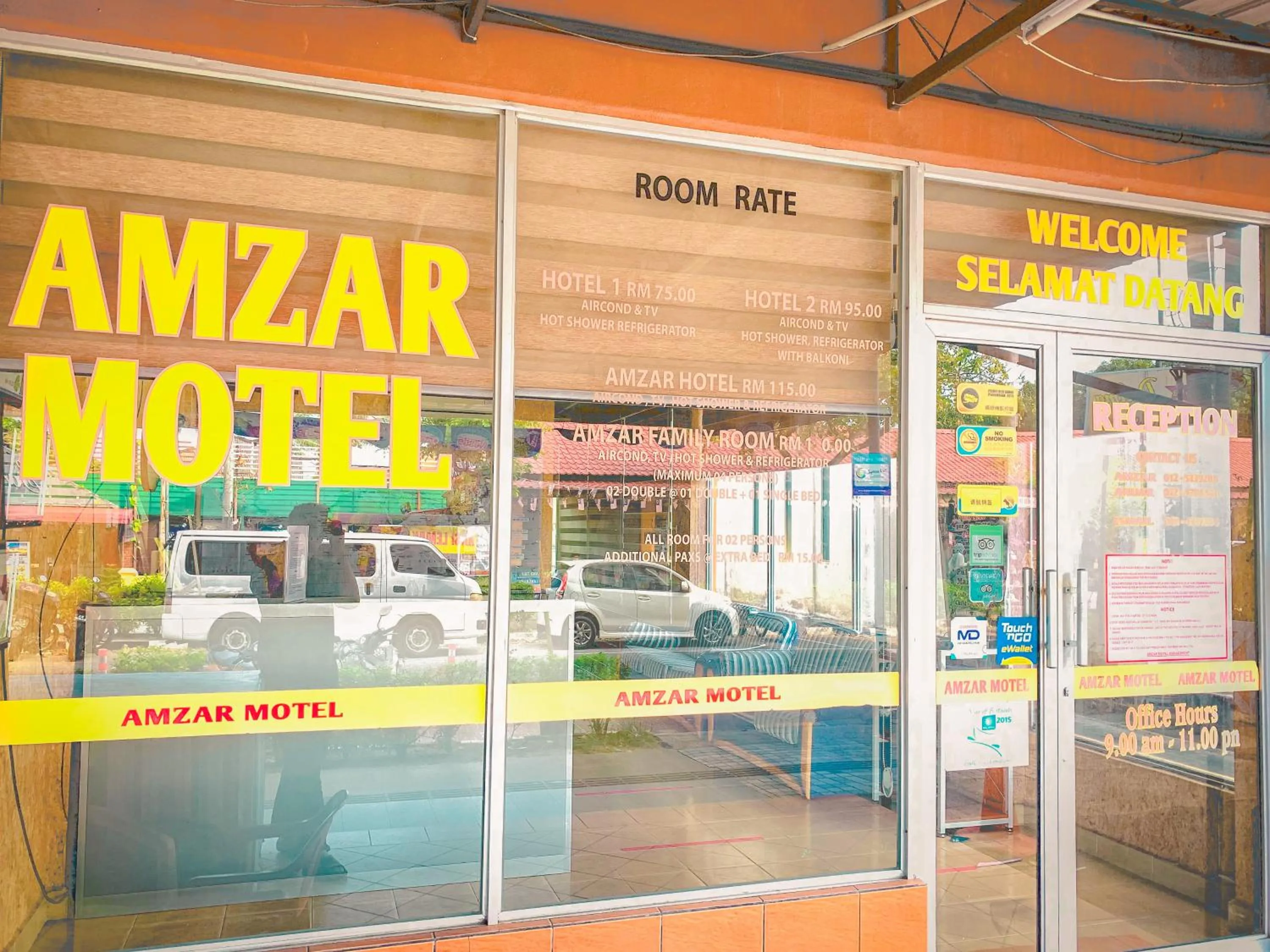 Lobby or reception in Amzar Motel Cenang