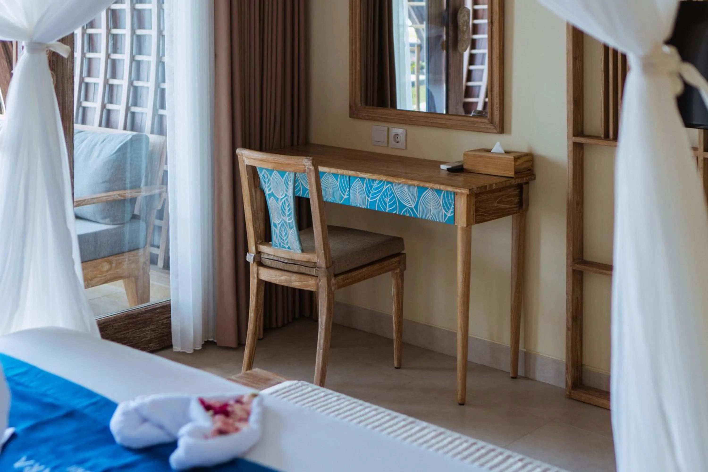 Bedroom, Bed in The Sankara Beach Resort - Nusa Penida