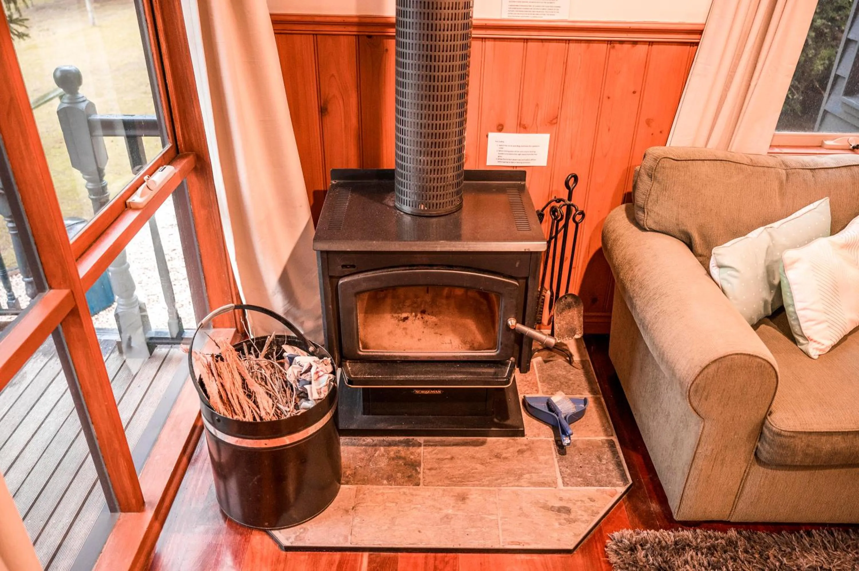Living room in Bells Estate Great Ocean Road Cottages