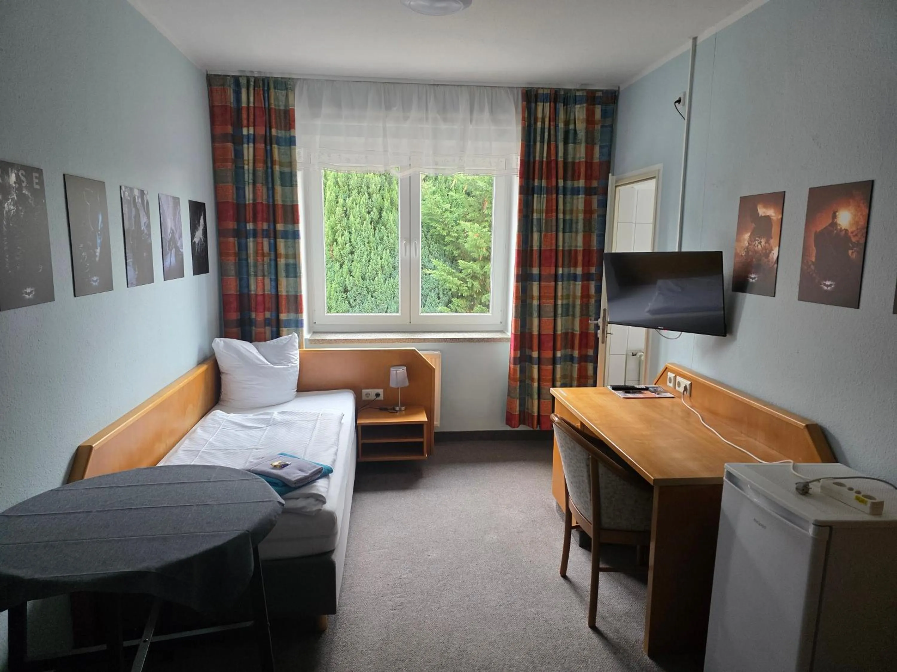 Bed in Pension am Filmpark