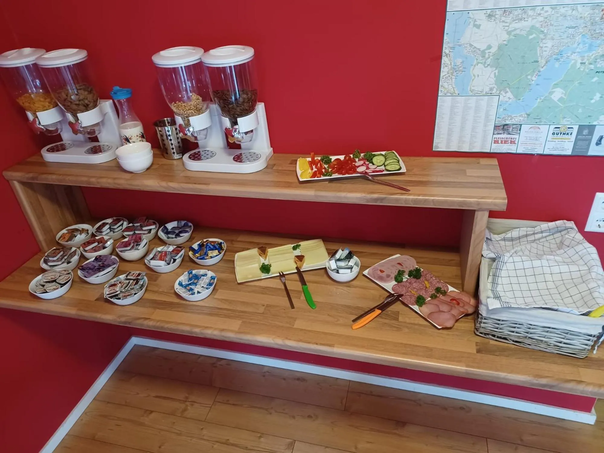 Food and drinks in Pension am Filmpark