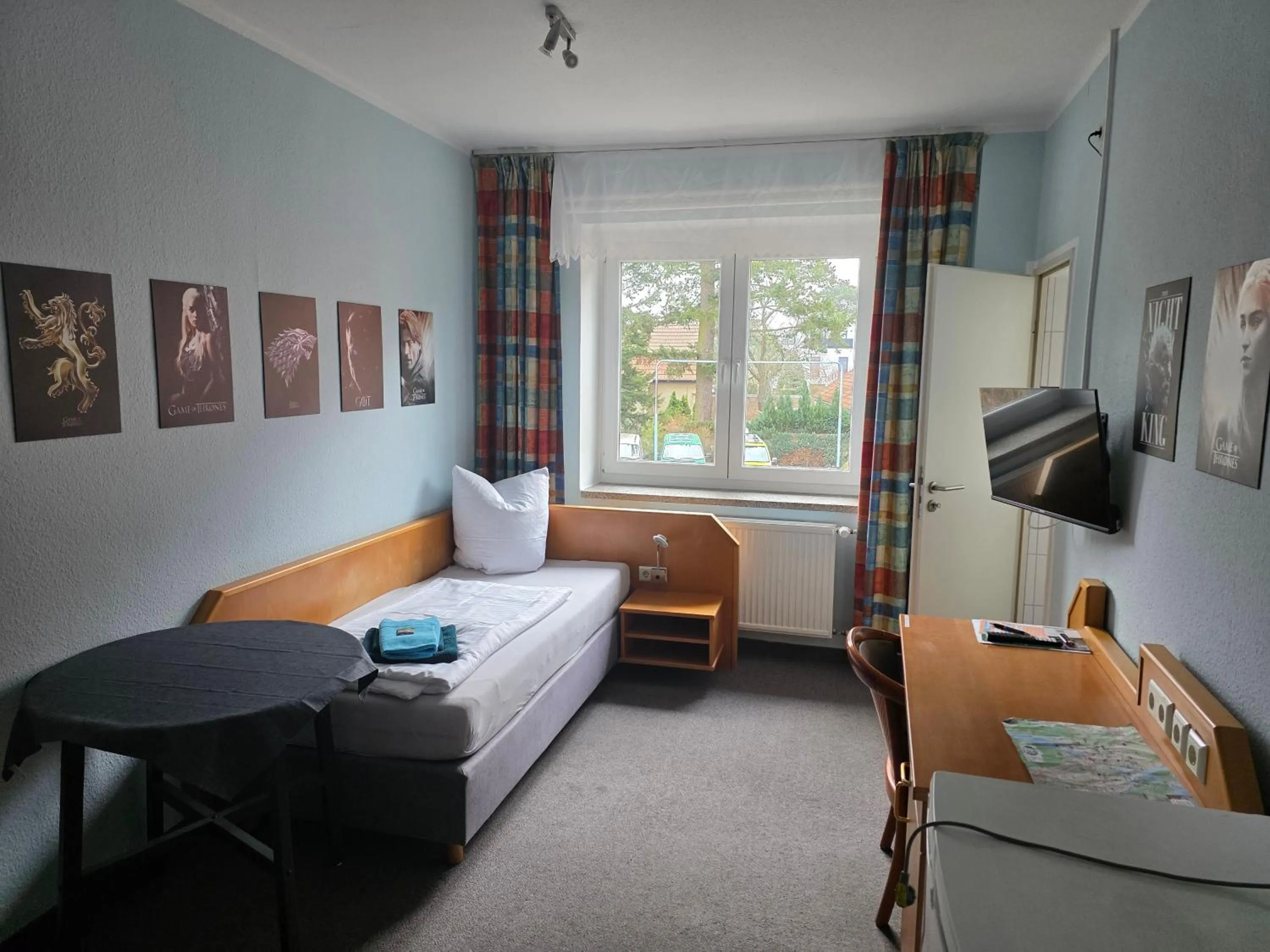 Bed in Pension am Filmpark