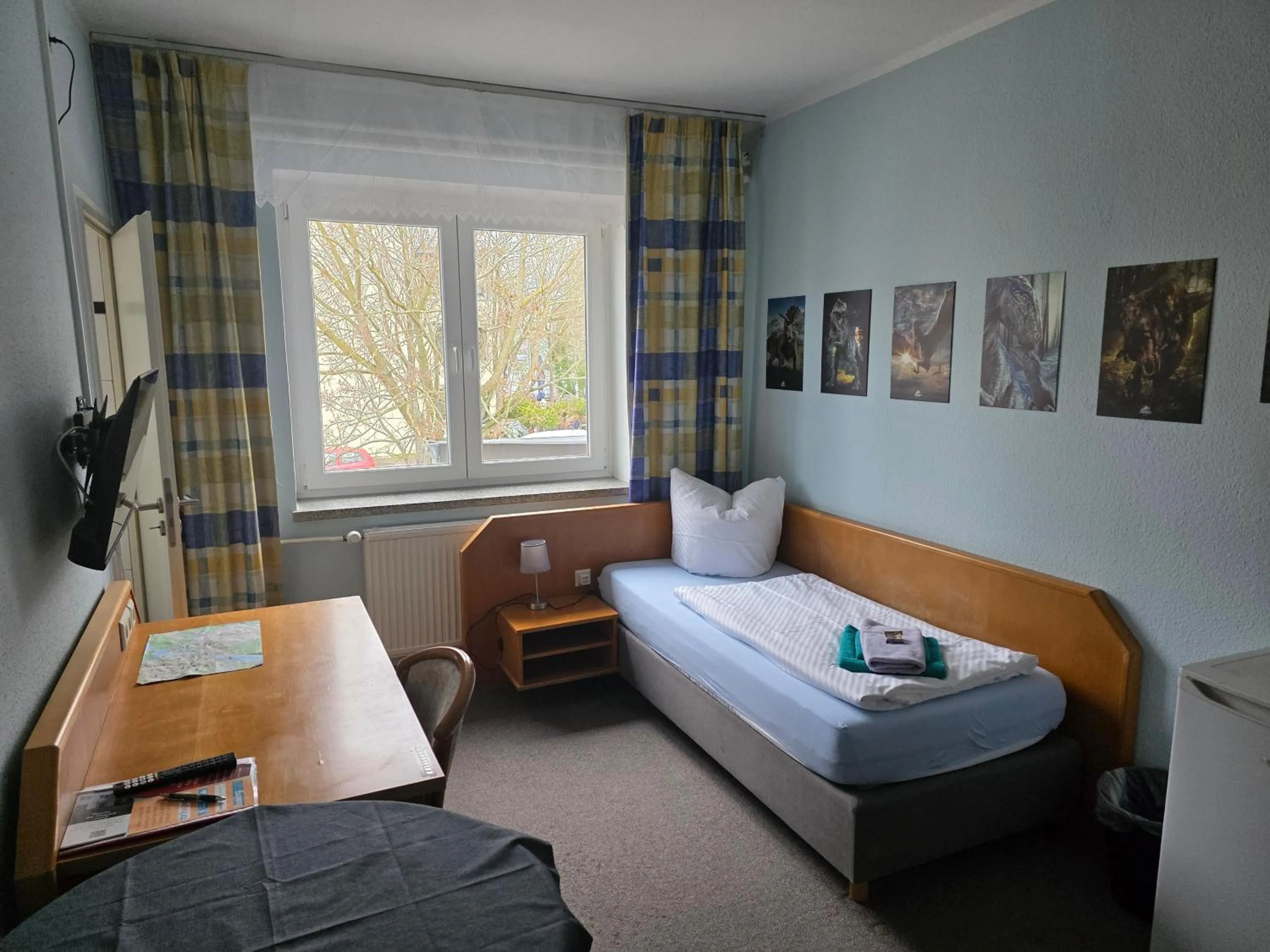 Bed in Pension am Filmpark