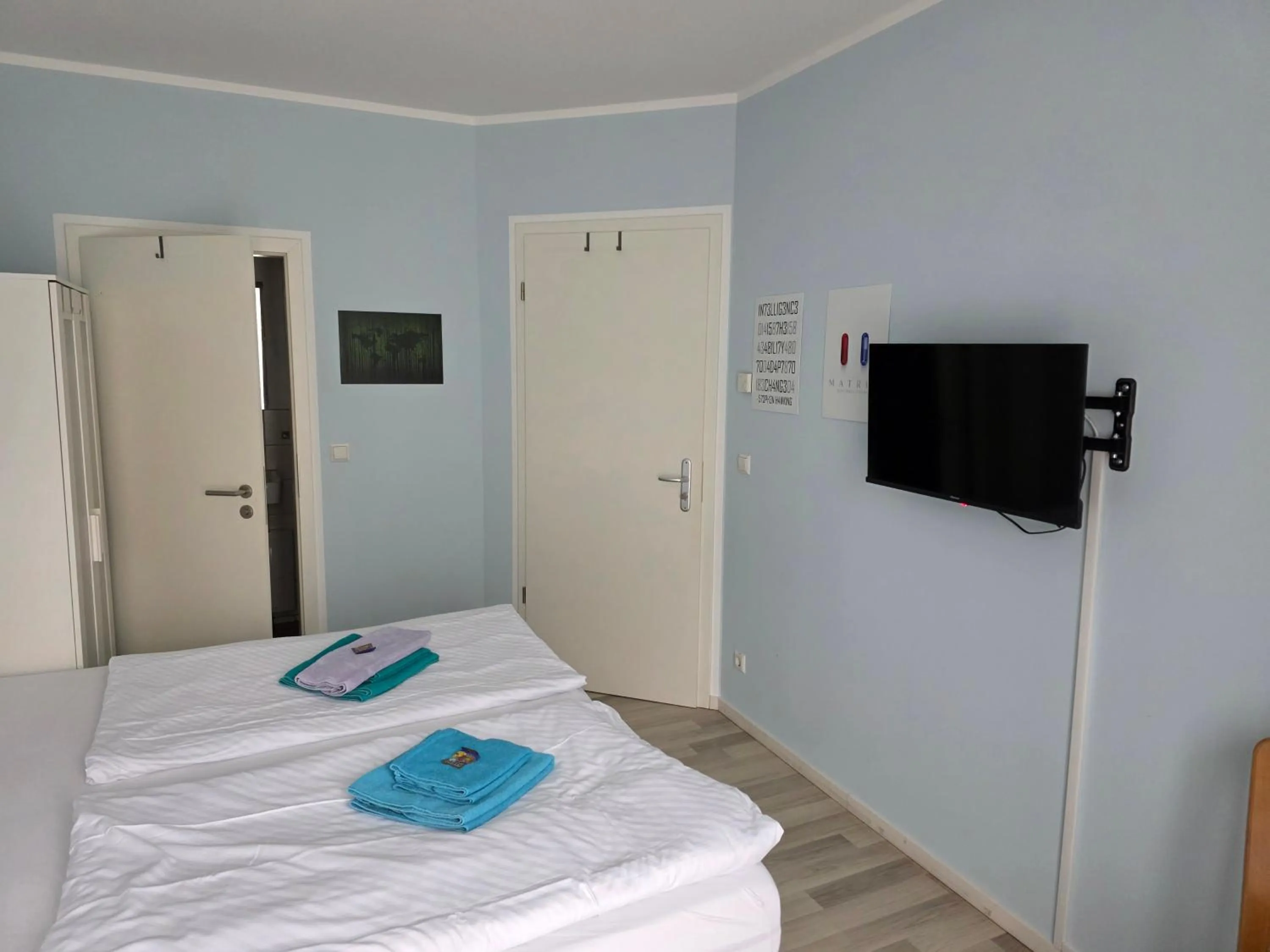 Bed in Pension am Filmpark