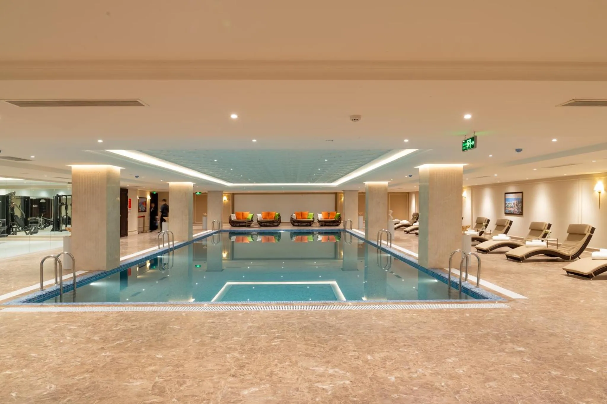 Swimming pool in Golden Sun Hotel - Dalat