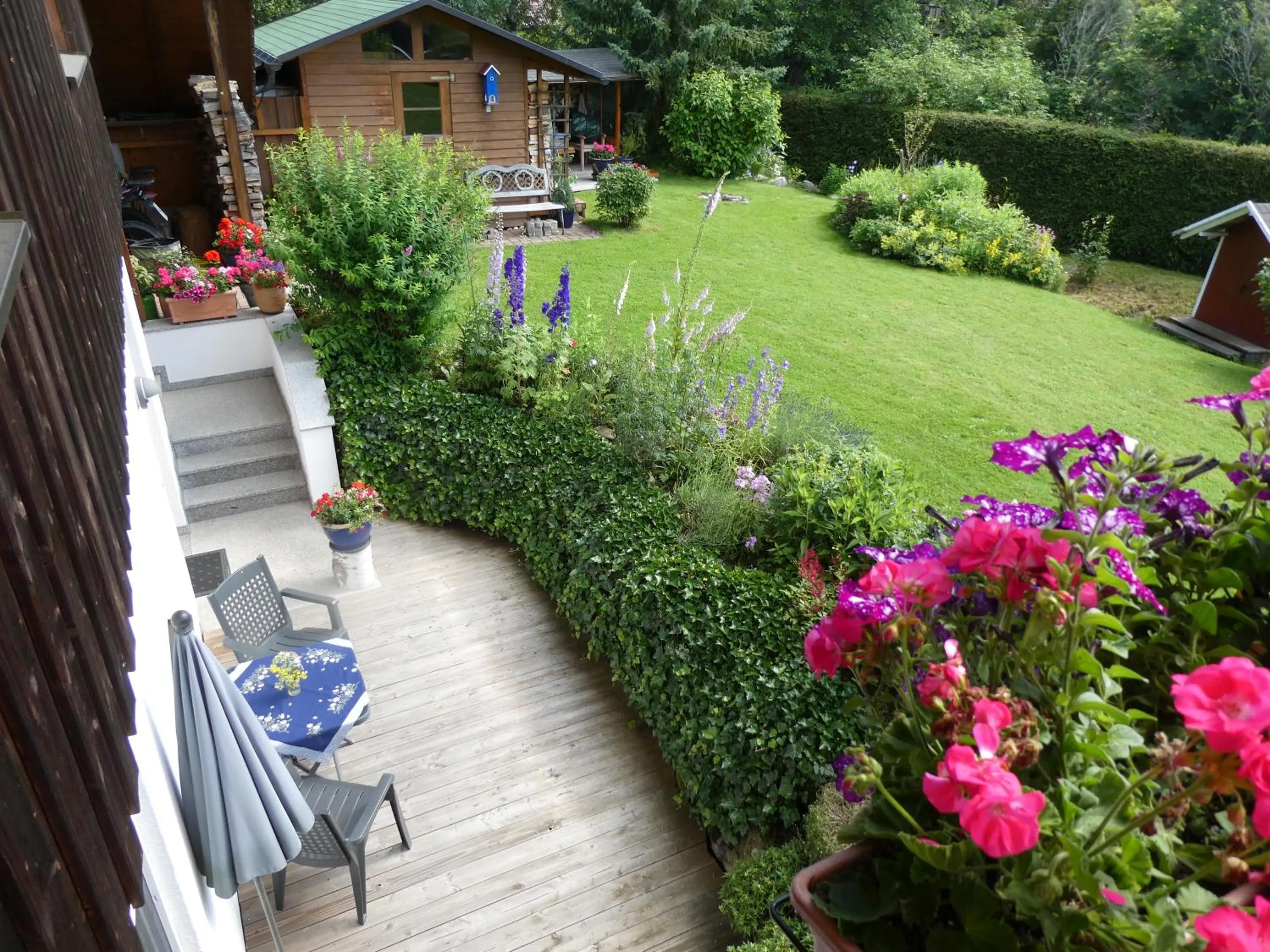 Balcony/Terrace in Ferienwohnung Mattenweg 1a