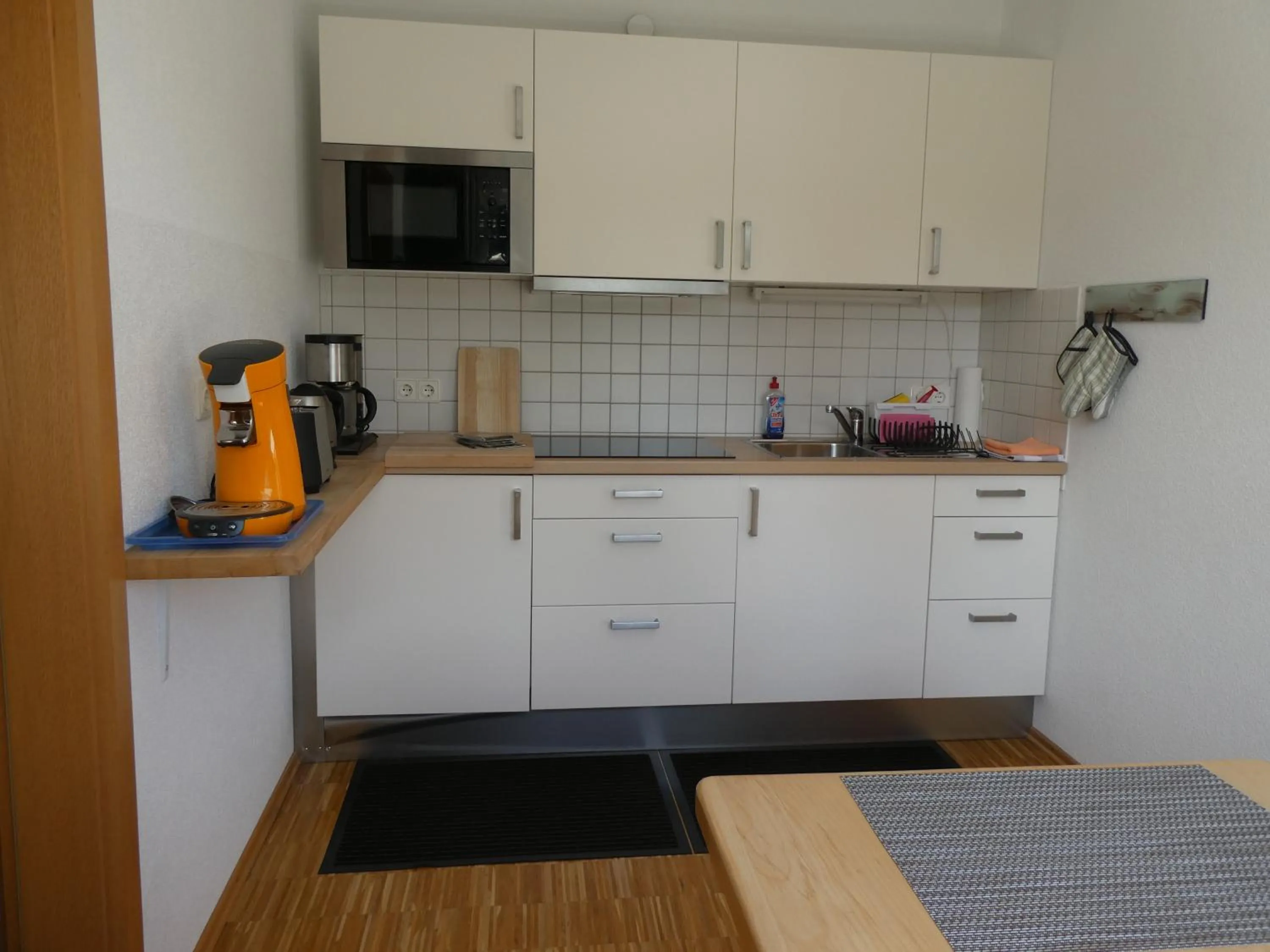 Kitchen or kitchenette in Ferienwohnung Mattenweg 1a