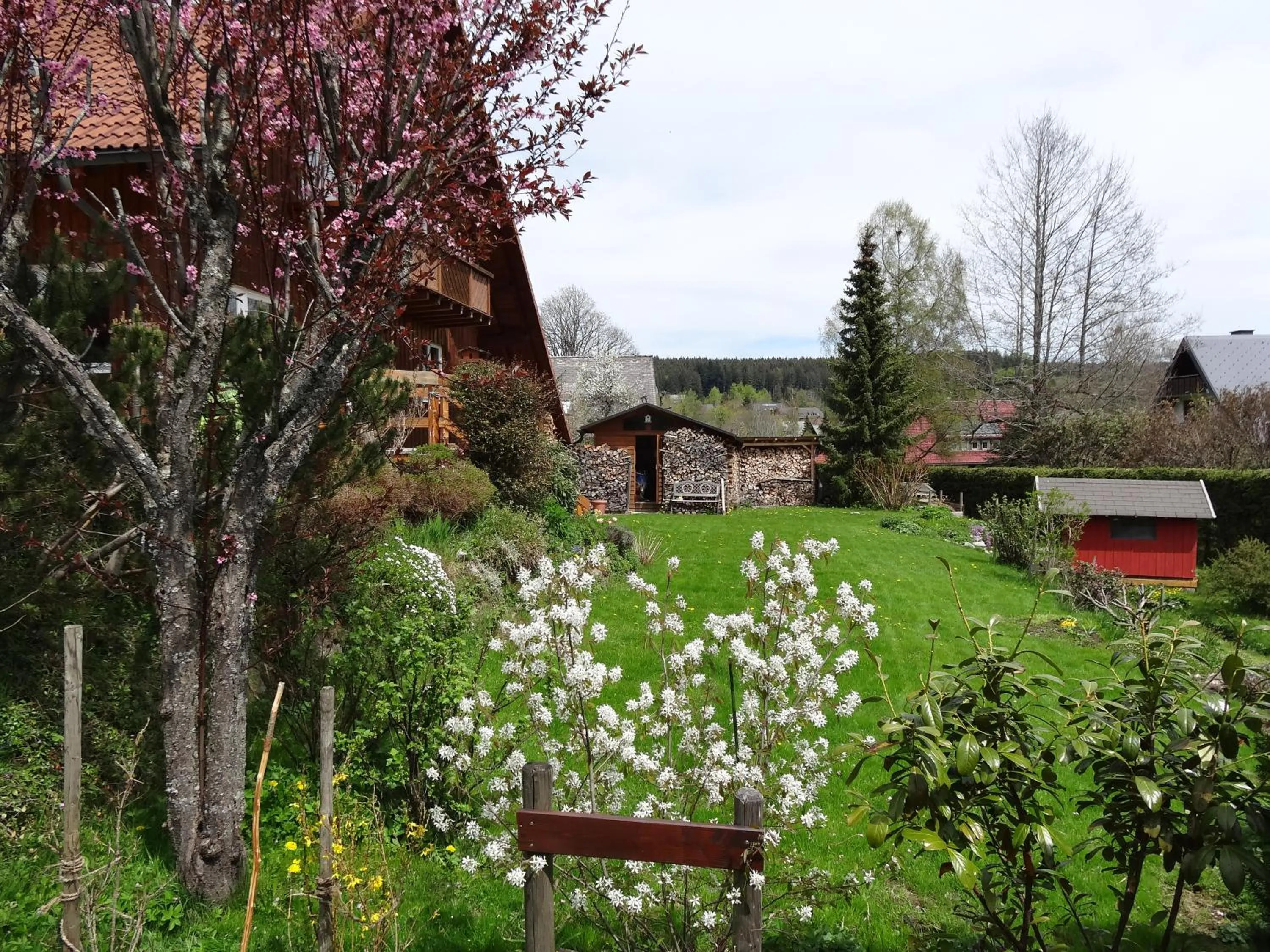Garden in Ferienwohnung Mattenweg 1a