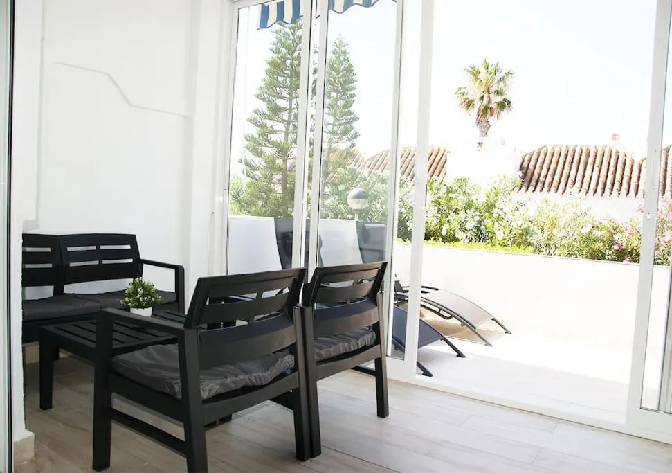 Balcony/Terrace in Bungalow frente la playa Cala Capitan ,#PRP002 by Stay Orihuela Costa