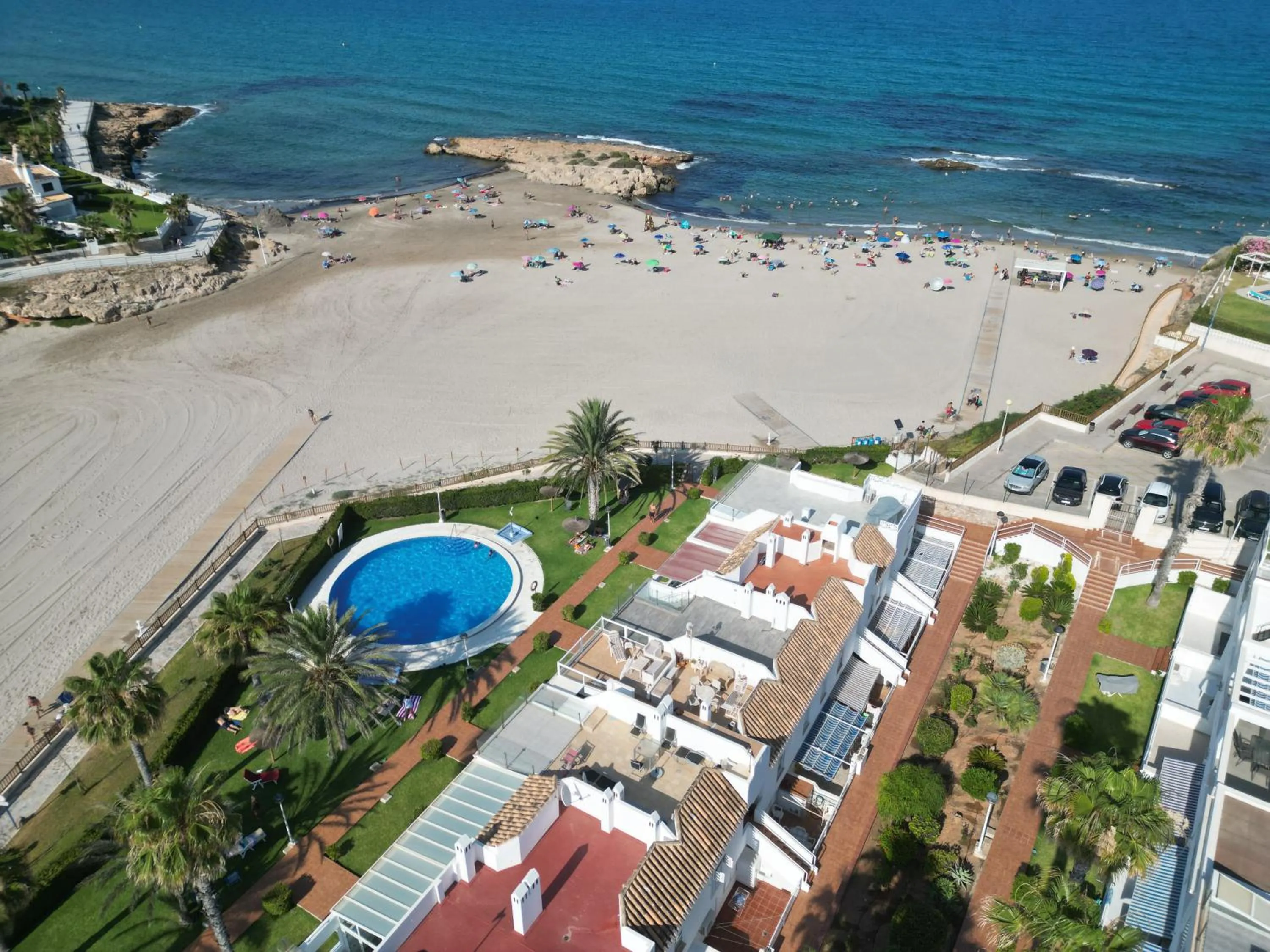 Swimming pool in Bungalow frente la playa Cala Capitan ,#PRP002 by Stay Orihuela Costa
