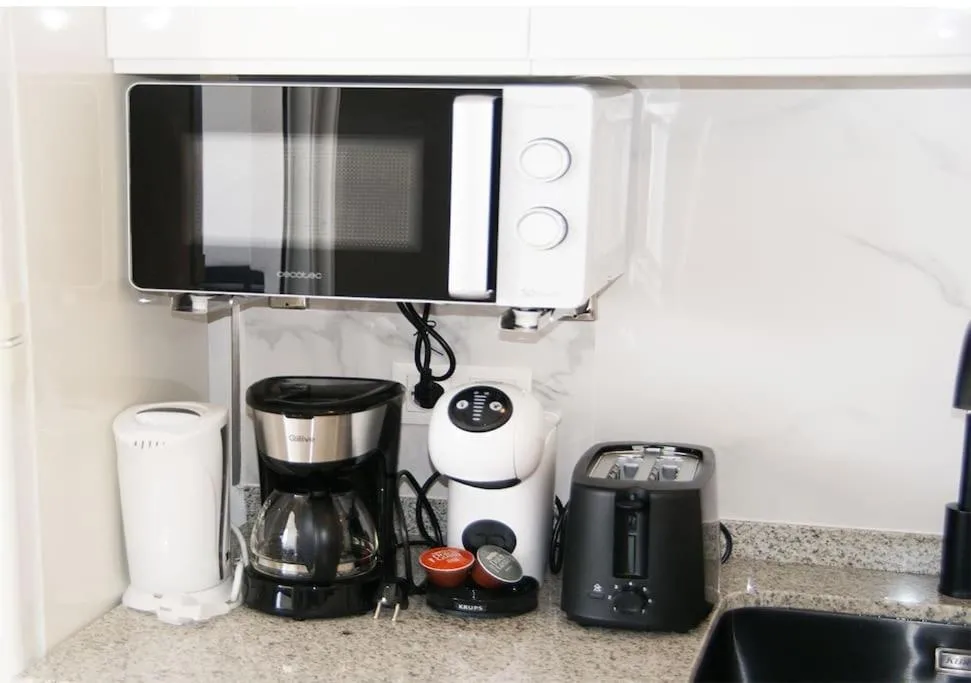 Coffee/tea facilities in Bungalow frente la playa Cala Capitan ,#PRP002 by Stay Orihuela Costa