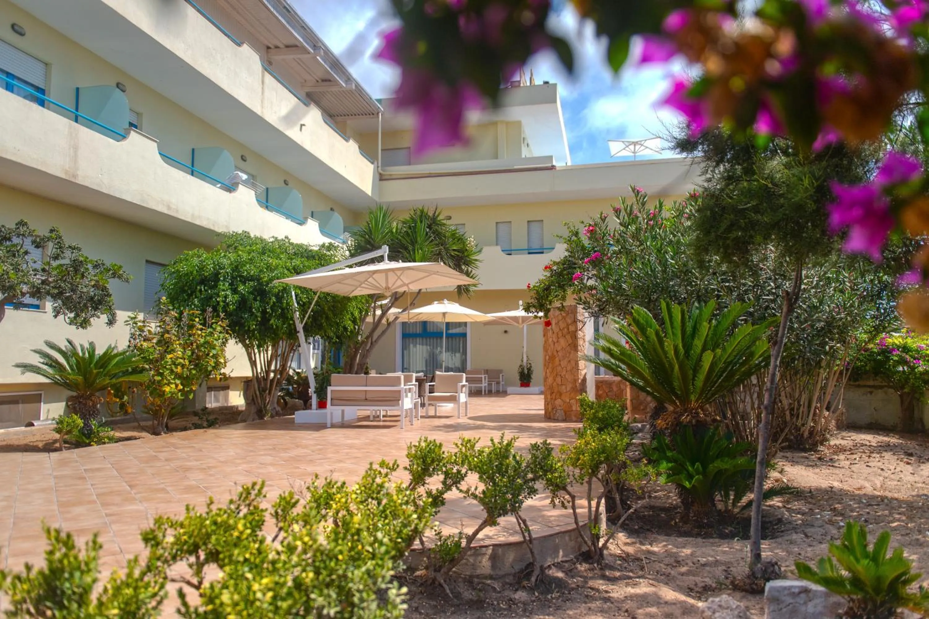 Garden view in Hotel Baia Turchese