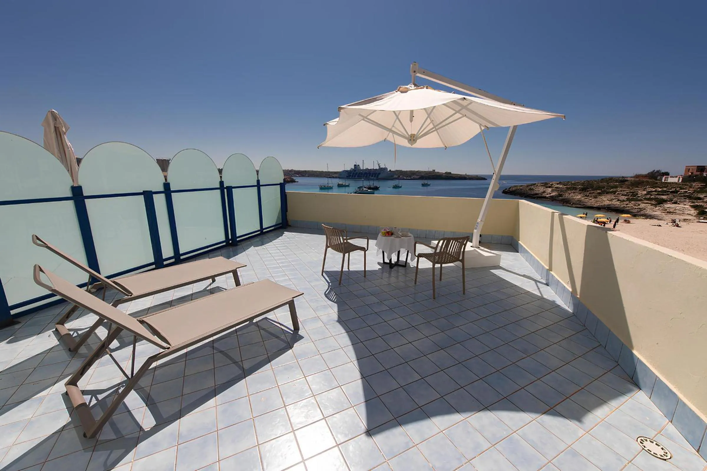 Sea view in Hotel Baia Turchese