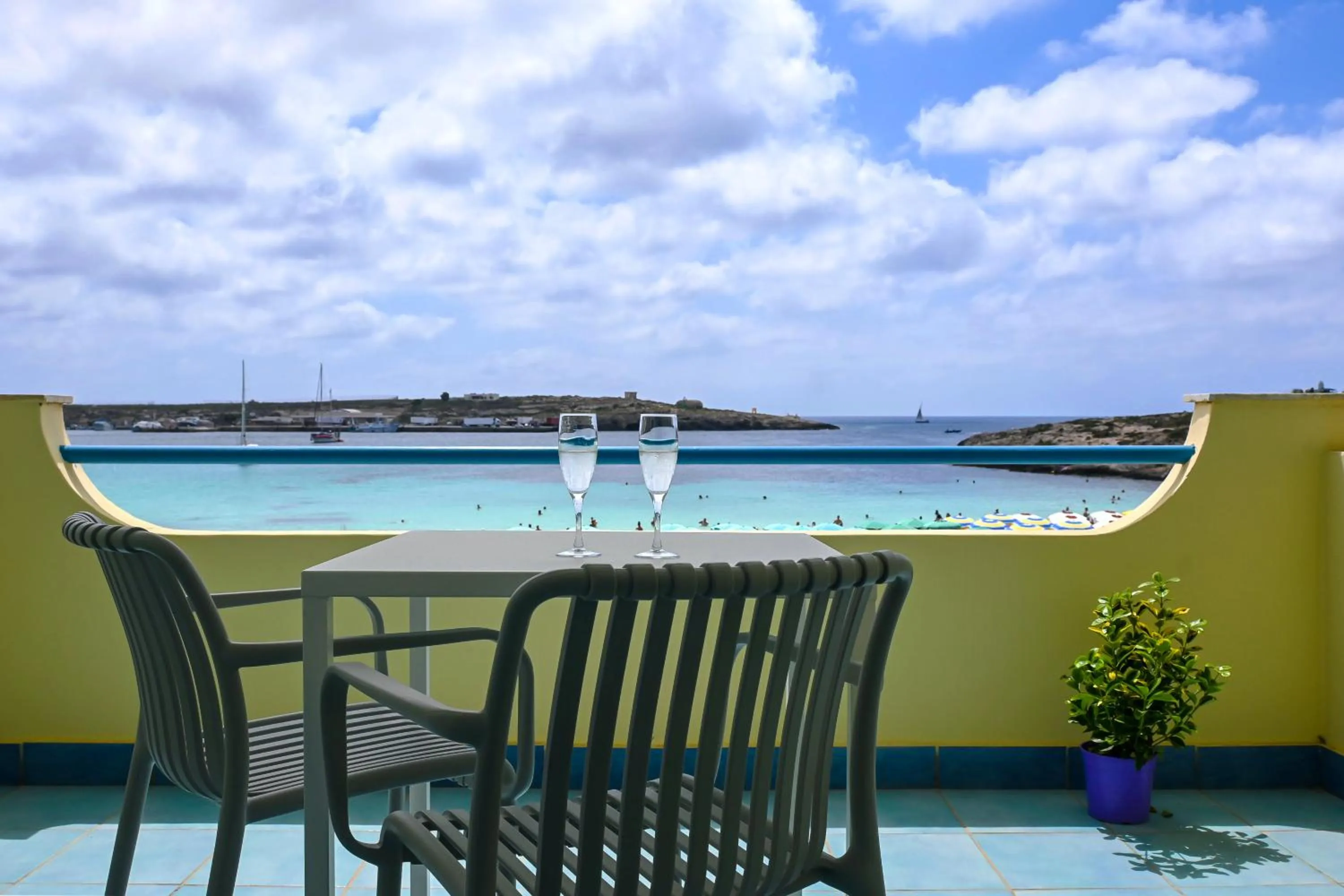Sea view in Hotel Baia Turchese