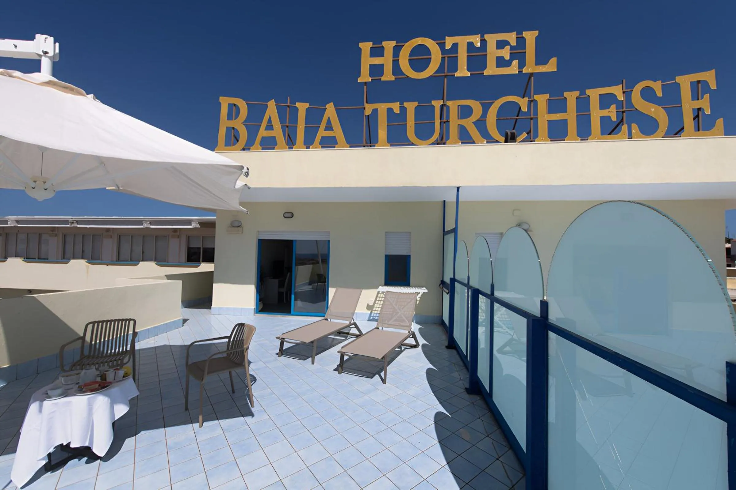 Balcony/Terrace in Hotel Baia Turchese