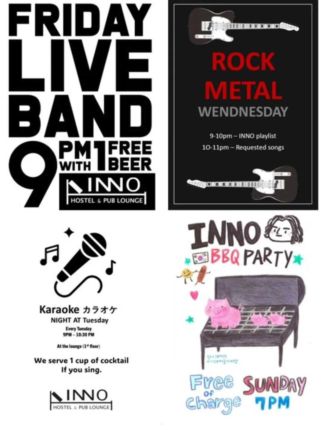 Nightclub / DJ in INNO Hostel & Pub Lounge Hongdae