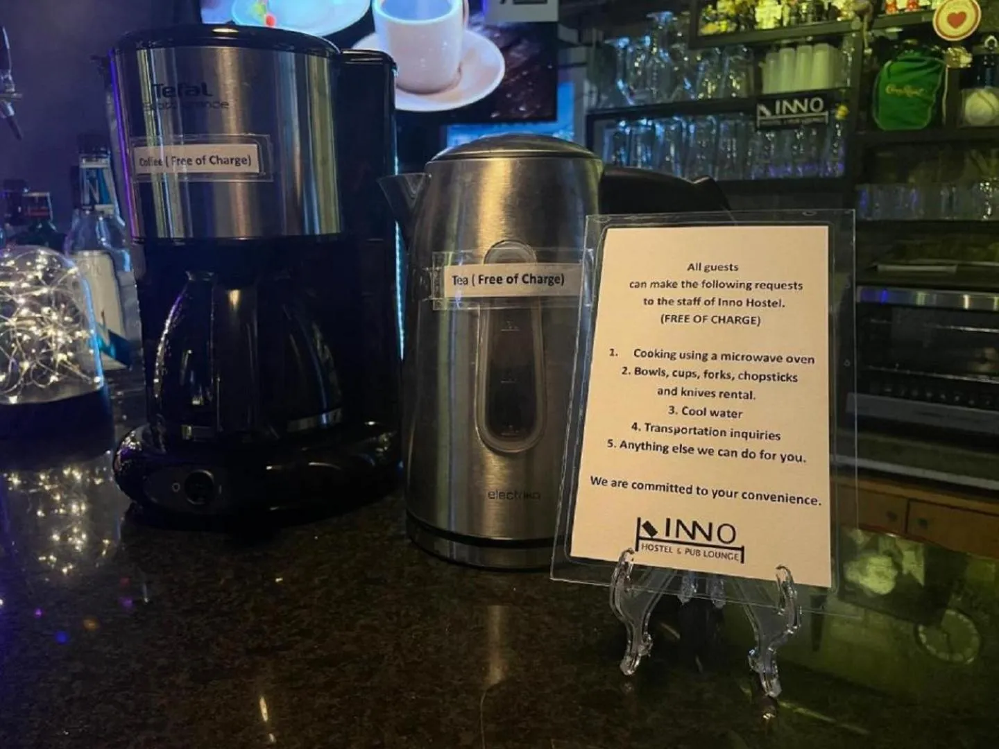 Coffee/tea facilities in INNO Hostel & Pub Lounge Hongdae