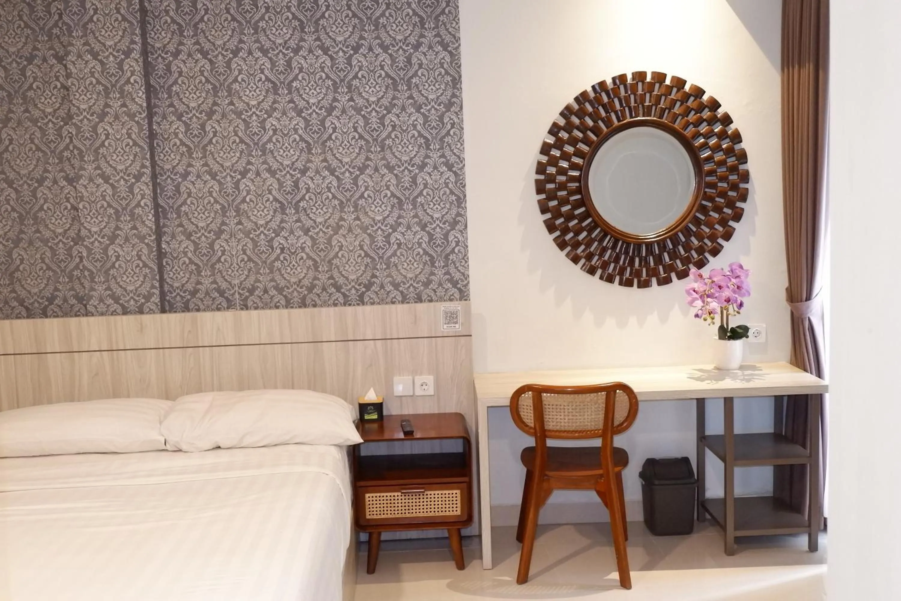 Bed in The Baliem Hotel